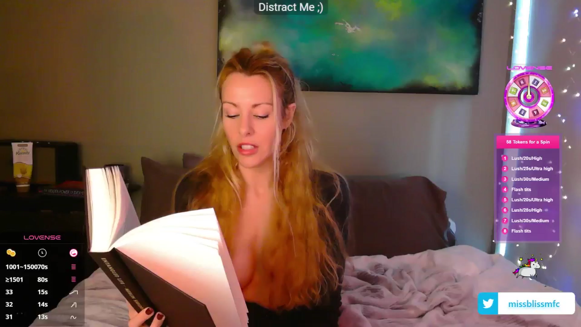 Gallery image thumbnail from aMissBliss's myfreecams stream on, 09/18/2024, 23:38 image 14 of 20