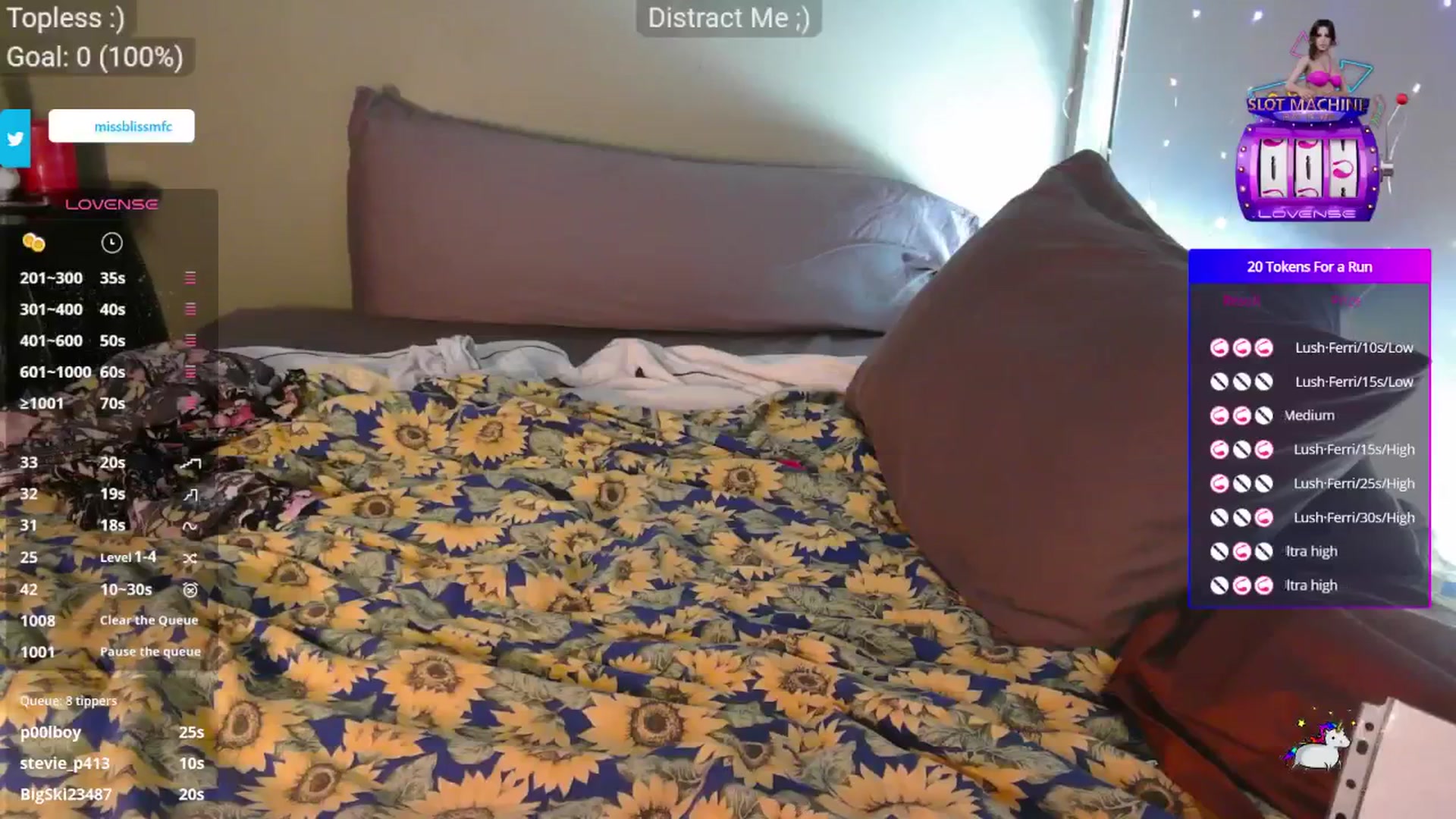 Gallery image thumbnail from aMissBliss's myfreecams stream on, 05/08/2025, 21:20 image 18 of 20