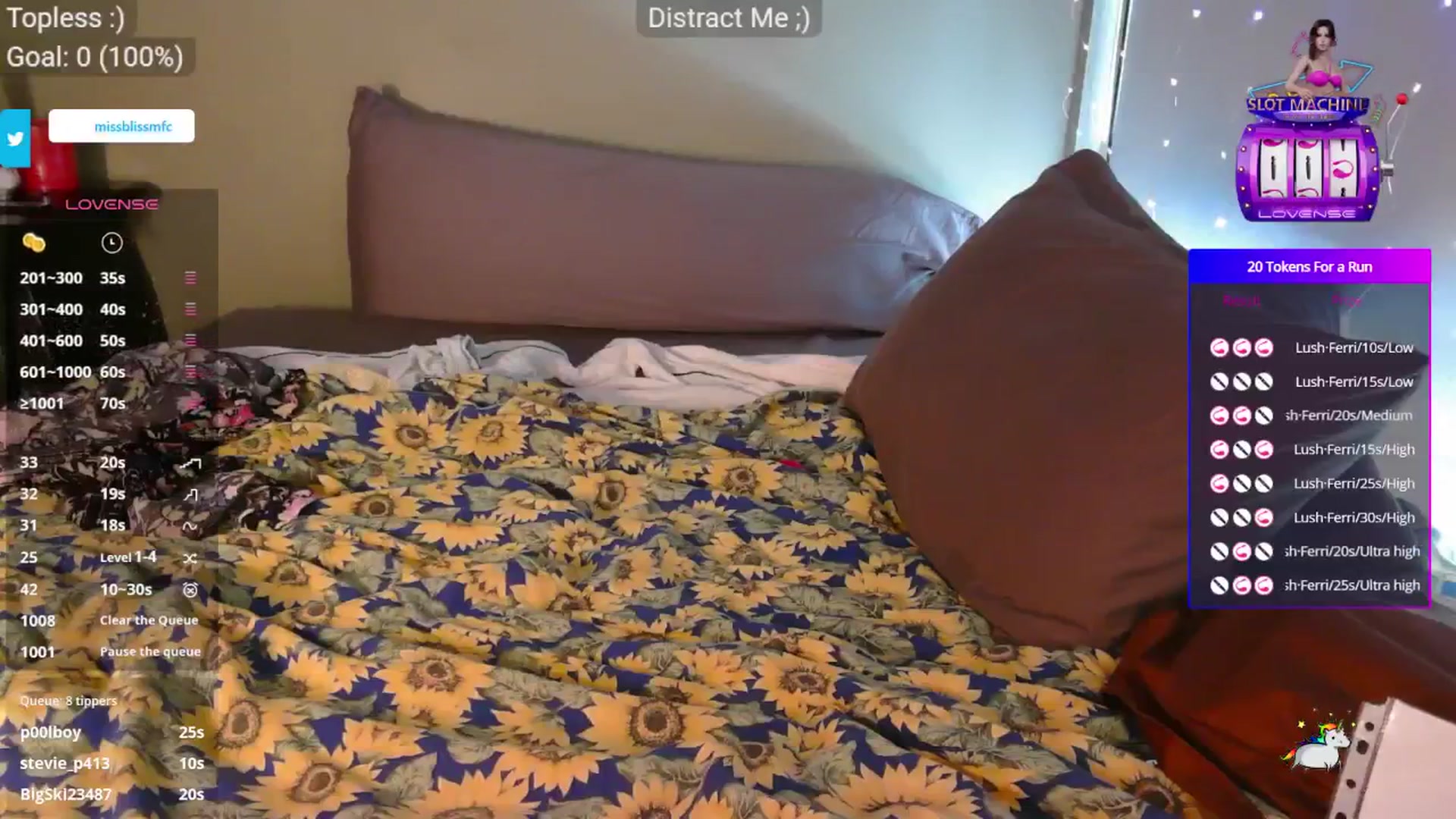 Gallery image thumbnail from aMissBliss's myfreecams stream on, 05/08/2025, 21:20 image 19 of 20