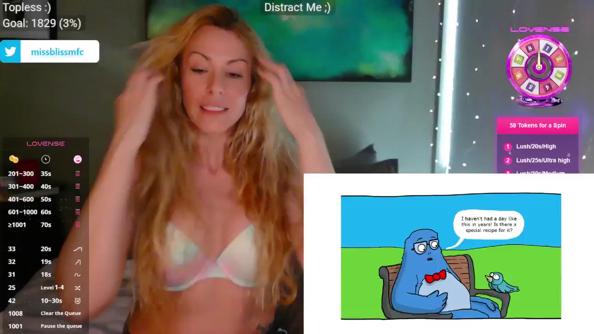 Gallery image thumbnail from aMissBliss's myfreecams stream on, 05/14/2025, 23:54 image 3 of 20