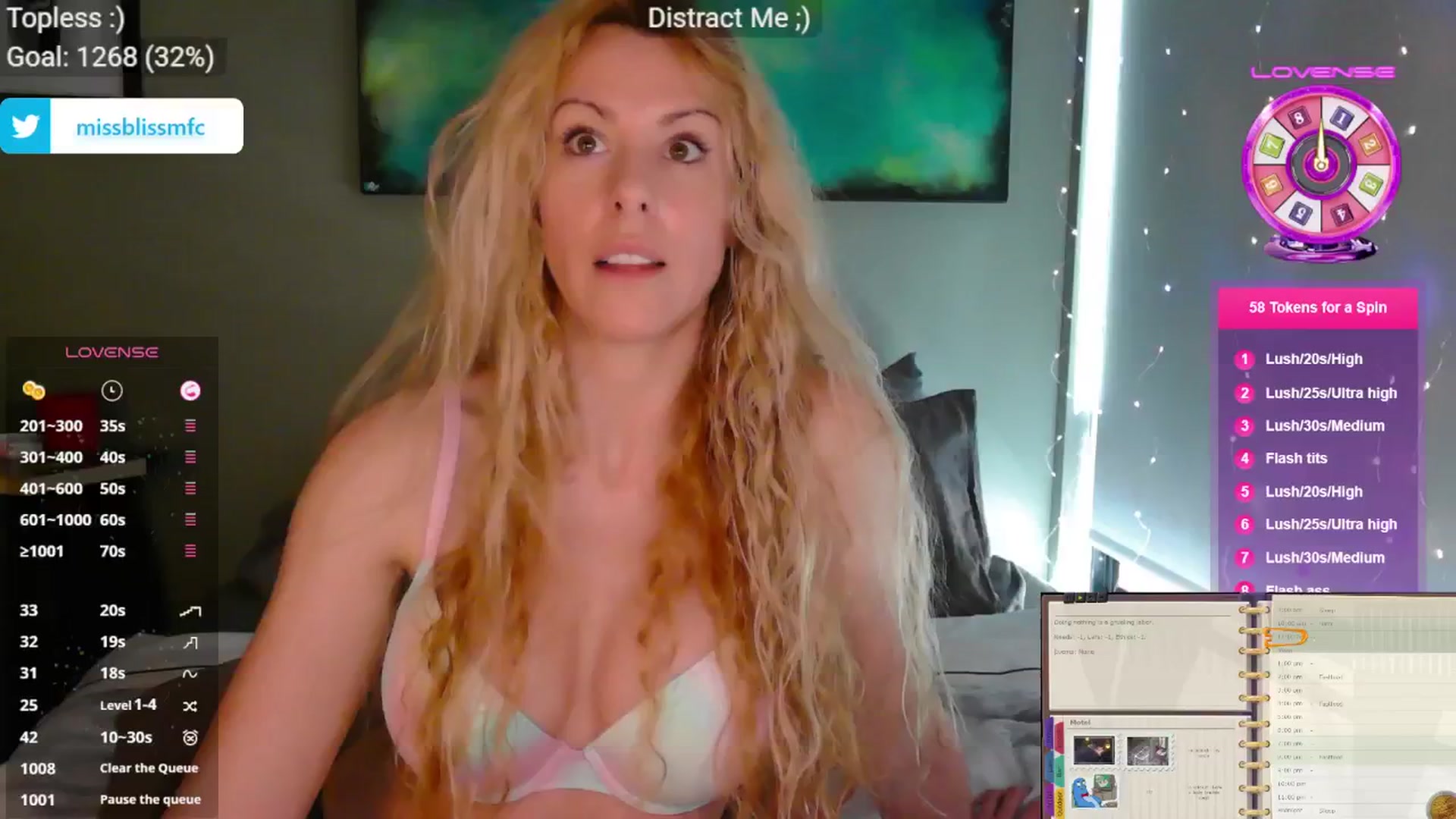 Gallery image thumbnail from aMissBliss's myfreecams stream on, 05/14/2025, 23:54 image 12 of 20