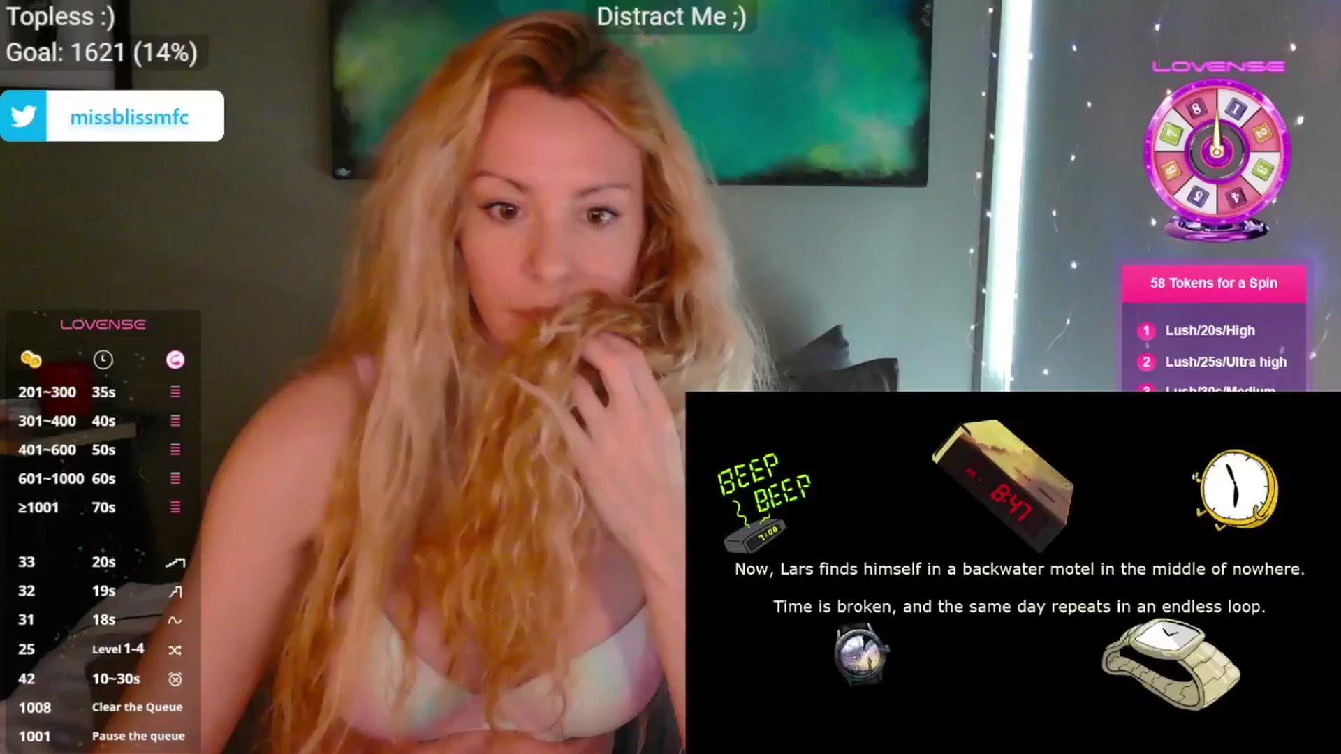 Gallery image thumbnail from aMissBliss's myfreecams stream on, 05/14/2025, 23:54 image 4 of 20