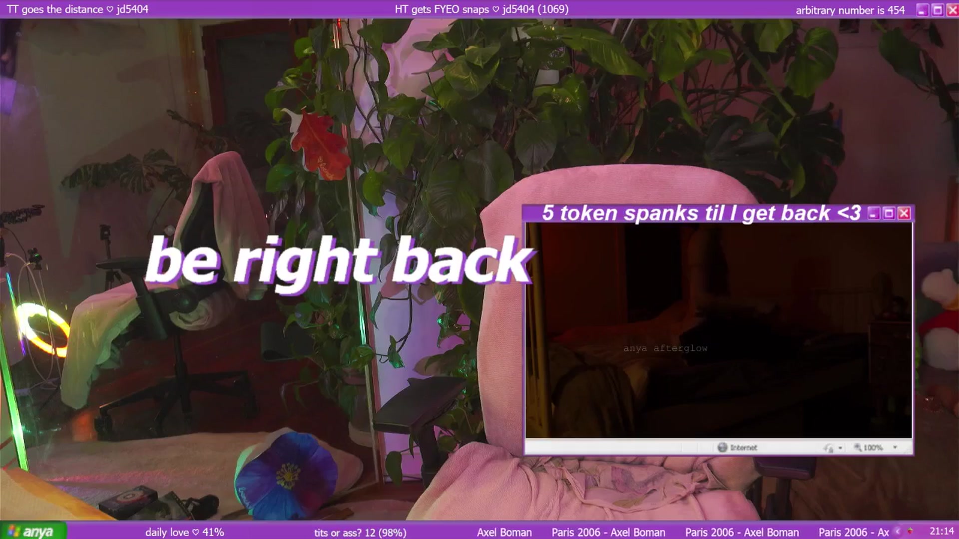 Gallery image thumbnail from afterglow's myfreecams stream on, 01/10/2026, 10:28 image 11 of 20