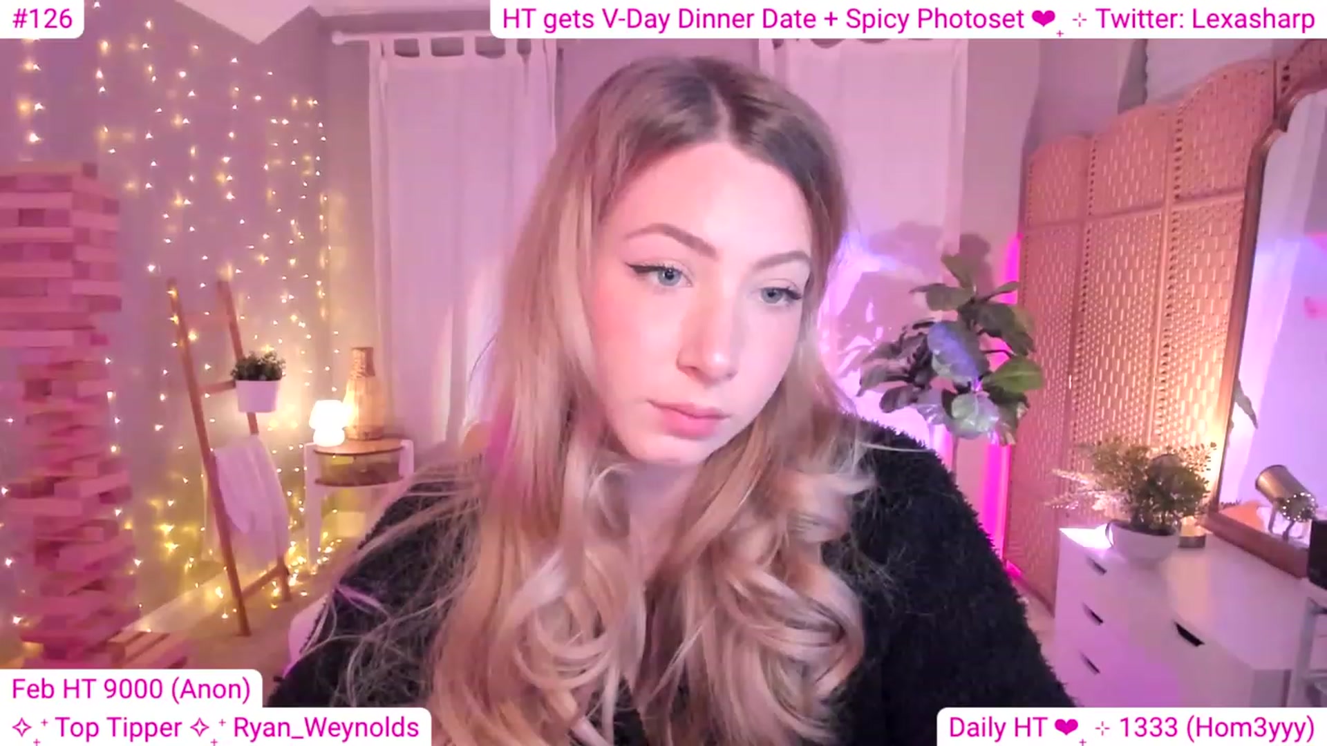 Gallery image thumbnail from alexasharp's myfreecams stream on, 02/10/2024, 04:38 image 20 of 20