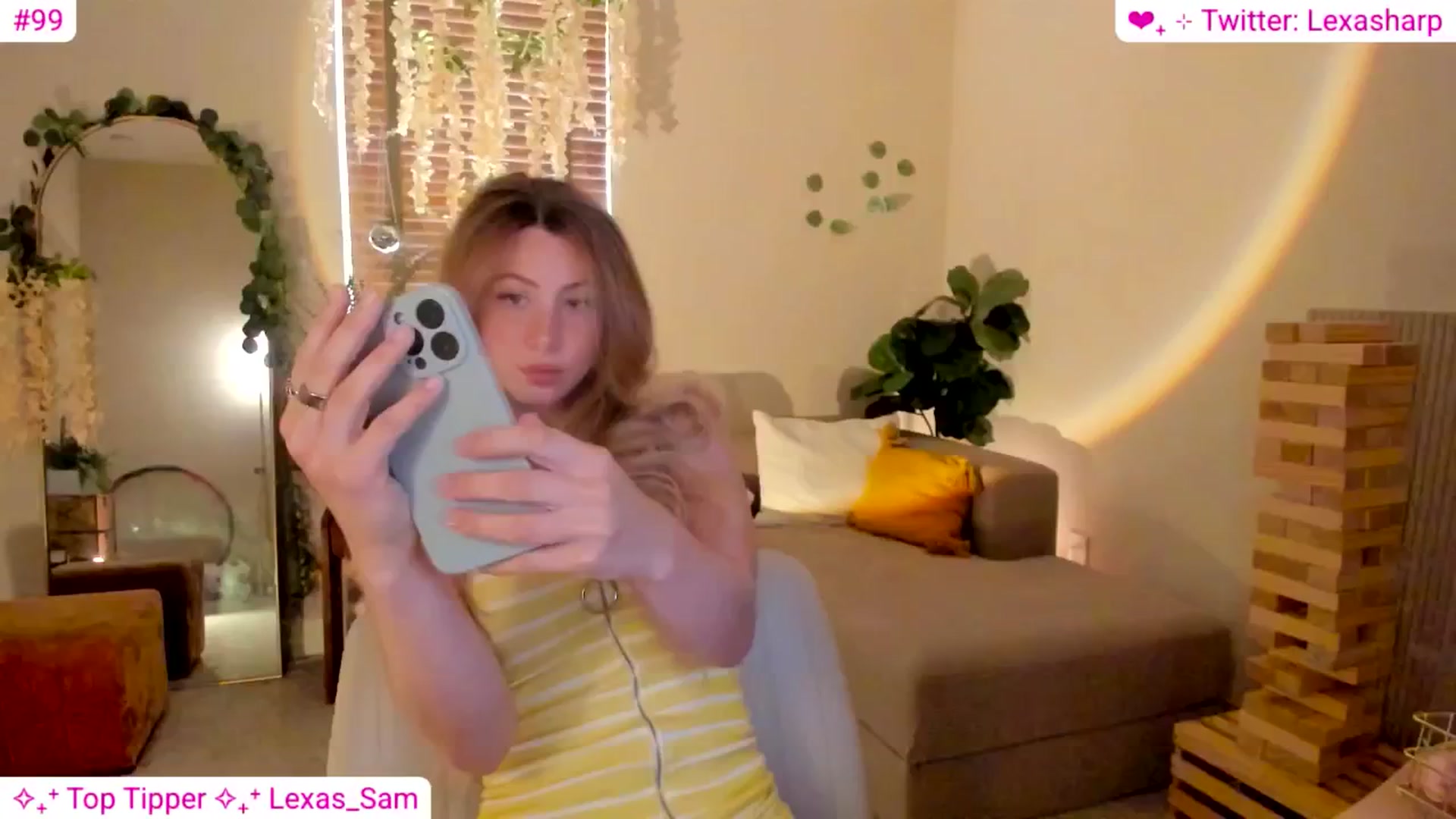 Gallery image thumbnail from alexasharp's myfreecams stream on, 04/02/2025, 22:30 image 1 of 20