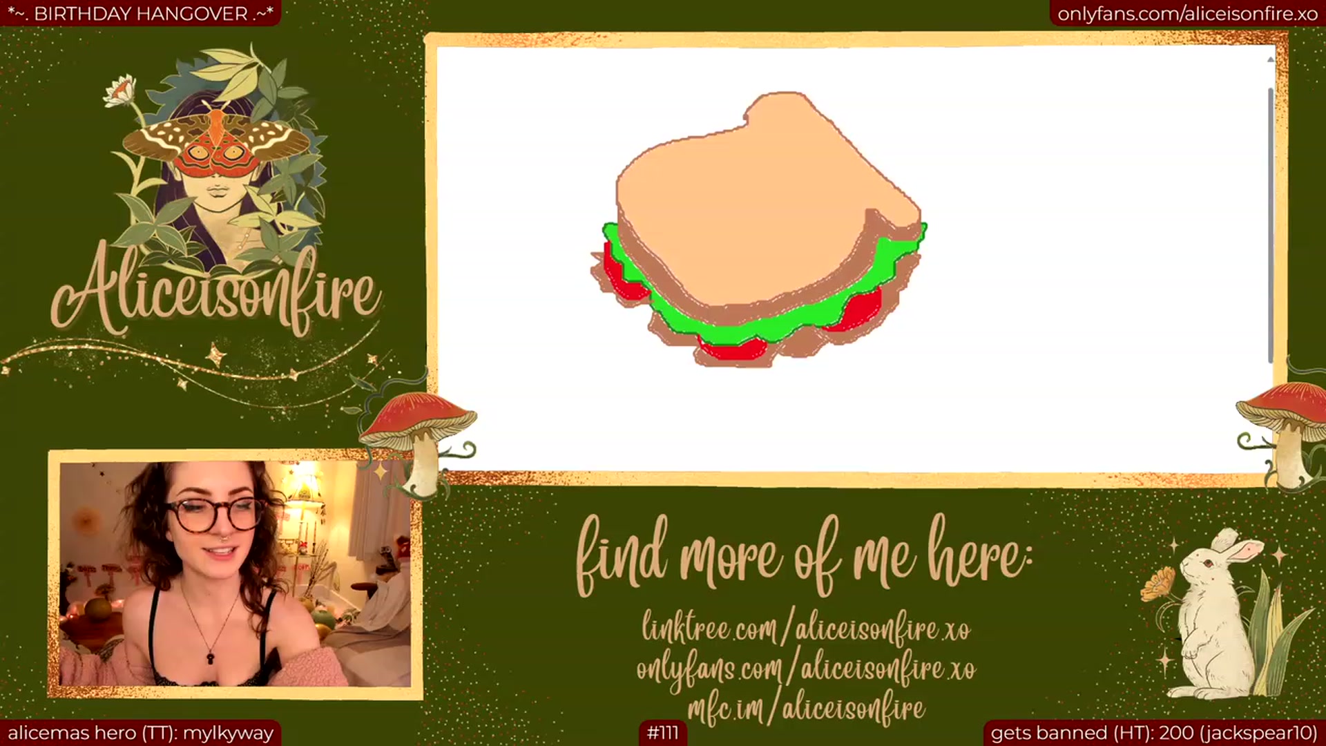 Gallery image thumbnail from alicebday's myfreecams stream on, 12/08/2023, 07:13 image 1 of 20