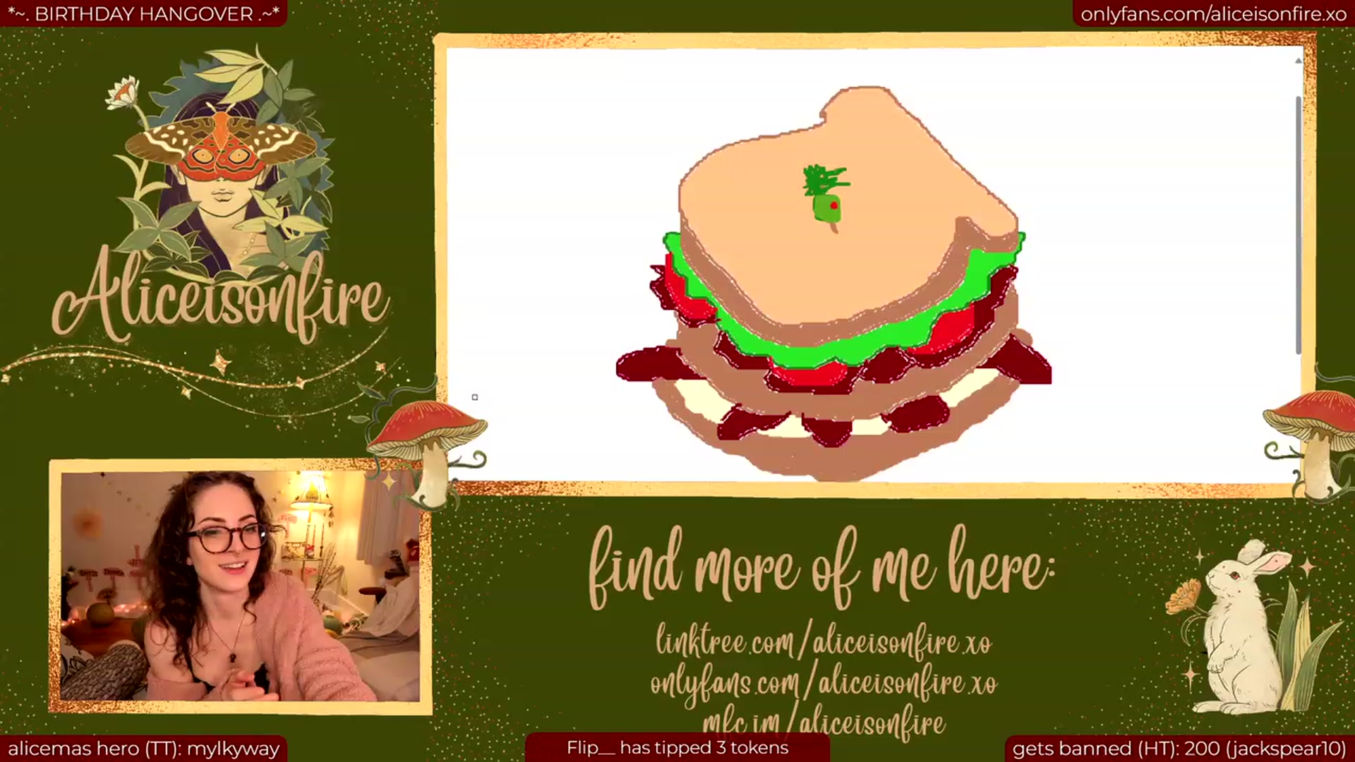 Gallery image thumbnail from alicebday's myfreecams stream on, 12/08/2023, 07:13 image 8 of 20