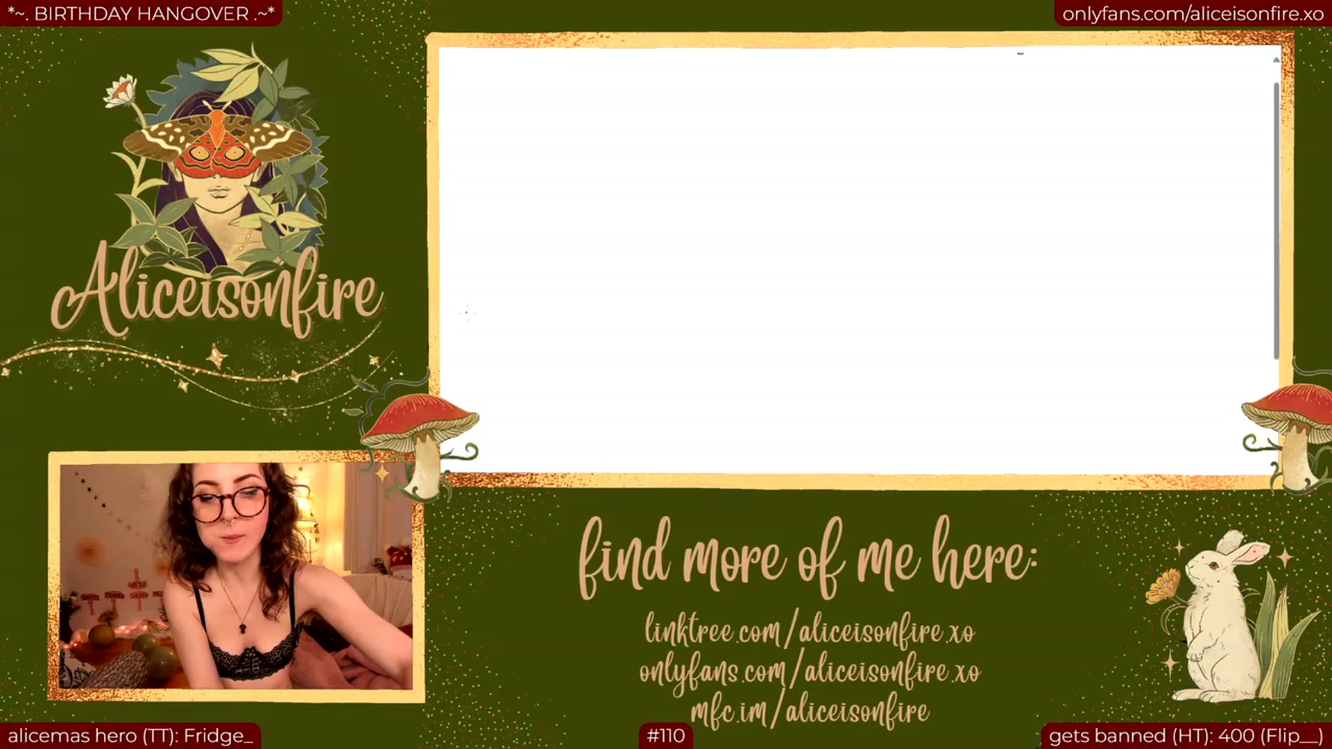 Gallery image thumbnail from alicebday's myfreecams stream on, 12/08/2023, 07:13 image 18 of 20