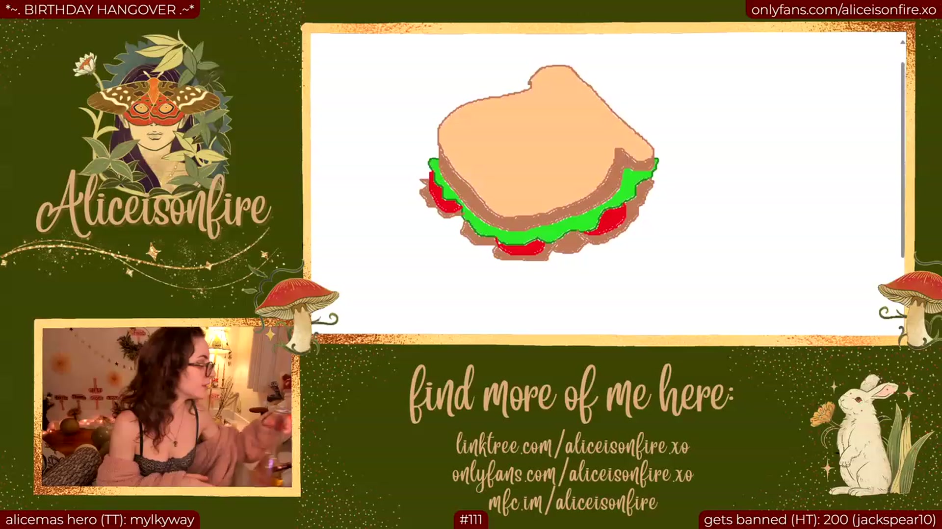 Gallery image thumbnail from alicebday's myfreecams stream on, 12/08/2023, 07:13 image 2 of 20