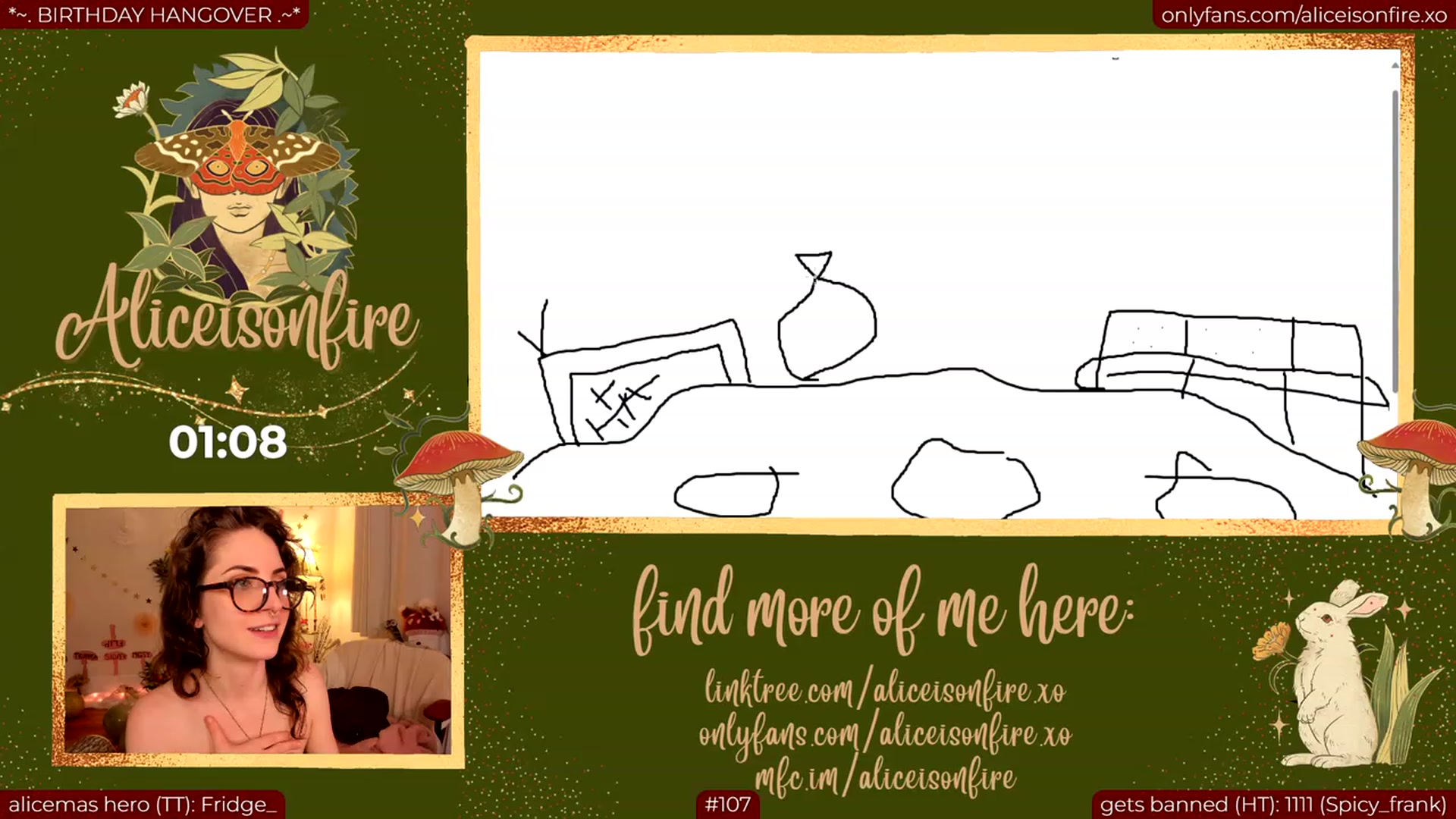 Gallery image thumbnail from alicebday's myfreecams stream on, 12/08/2023, 07:51 image 16 of 20