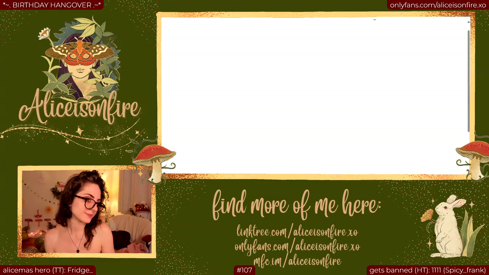 Gallery image thumbnail from alicebday's myfreecams stream on, 12/08/2023, 07:51 image 14 of 20