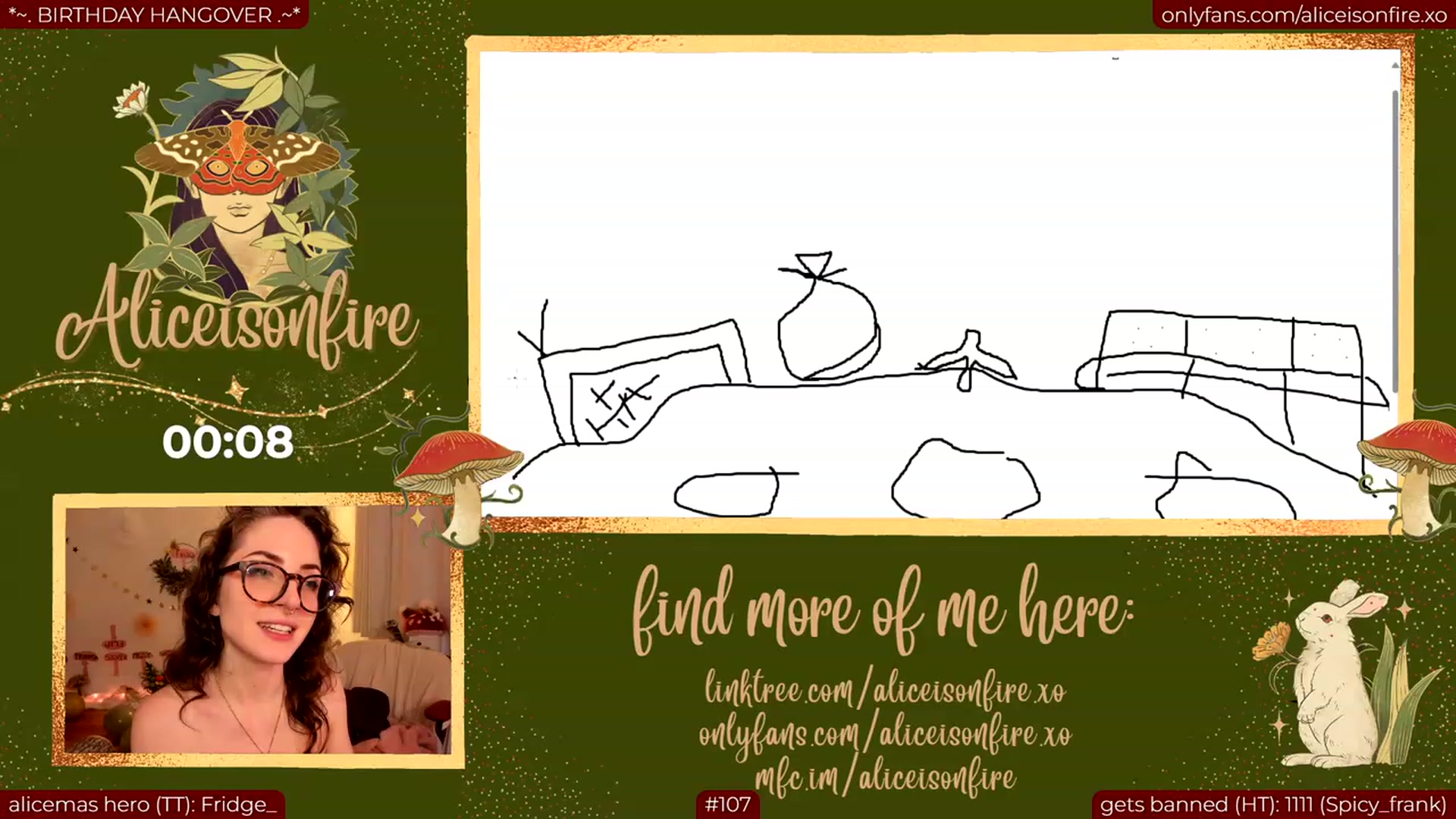 Gallery image thumbnail from alicebday's myfreecams stream on, 12/08/2023, 07:51 image 18 of 20