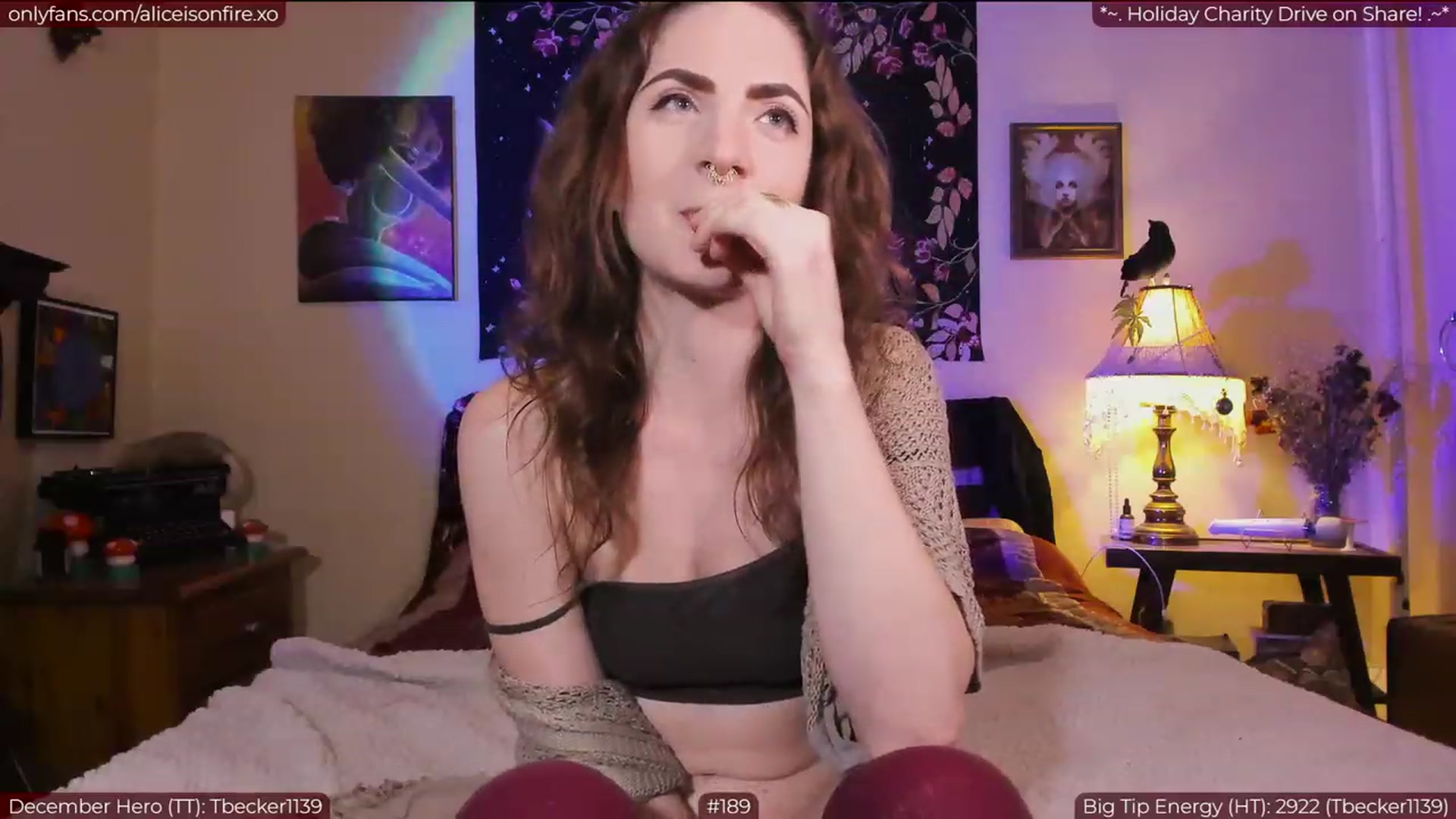 Gallery image thumbnail from aliceisonfire's myfreecams stream on, 12/09/2022, 06:08 image 17 of 20
