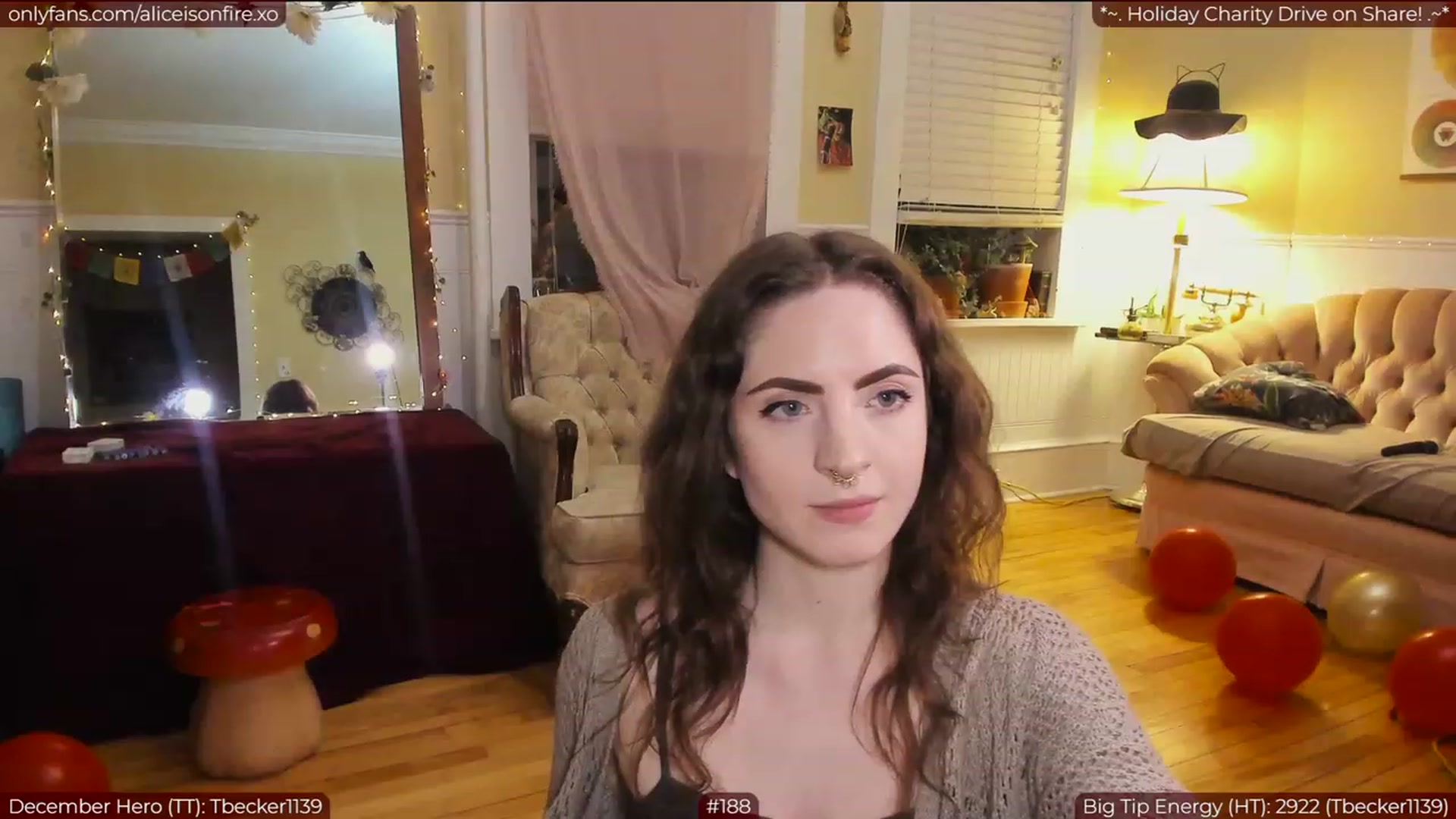 Gallery image thumbnail from aliceisonfire's myfreecams stream on, 12/09/2022, 08:24 image 18 of 20