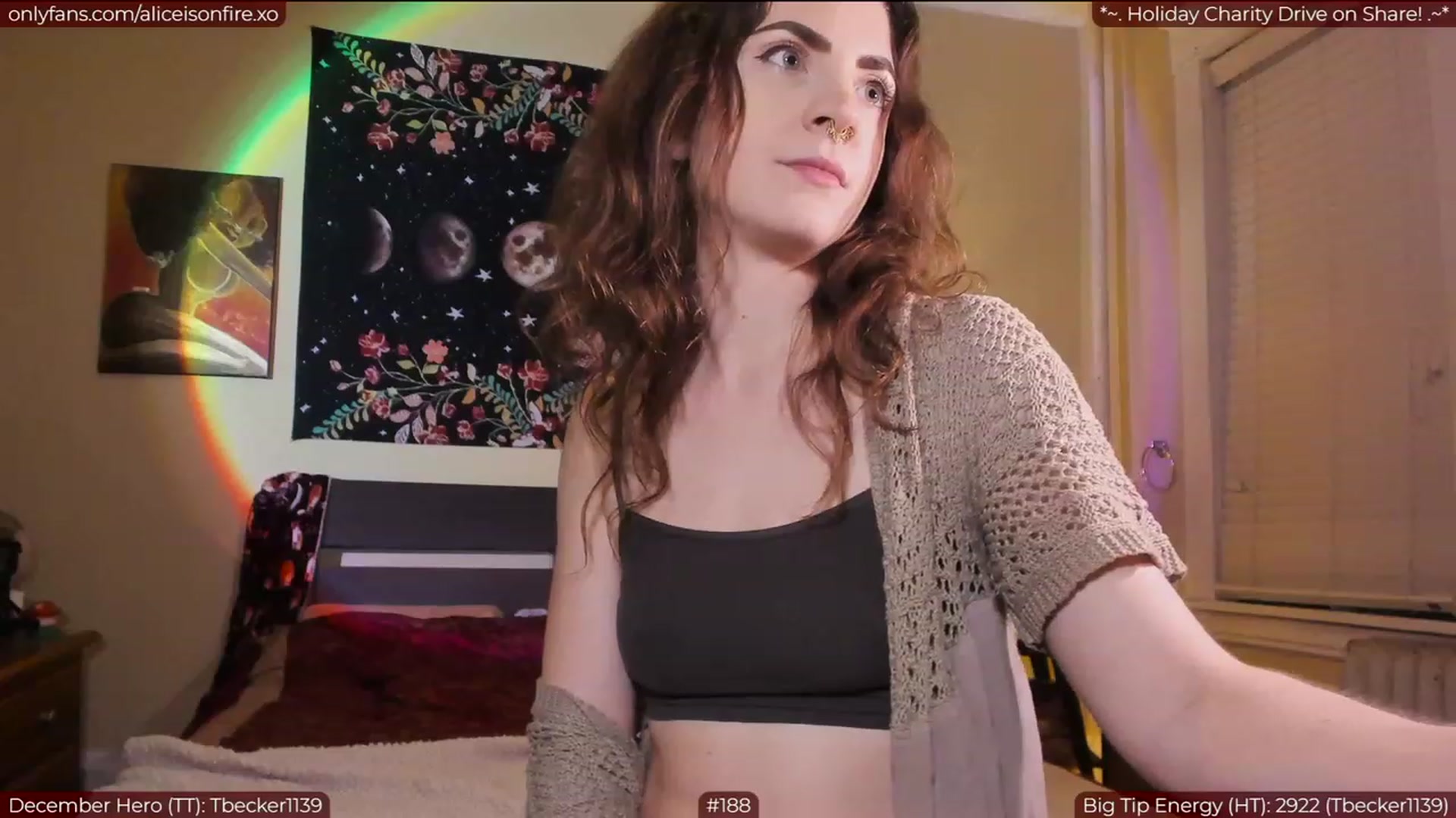 Gallery image thumbnail from aliceisonfire's myfreecams stream on, 12/09/2022, 08:24 image 7 of 20