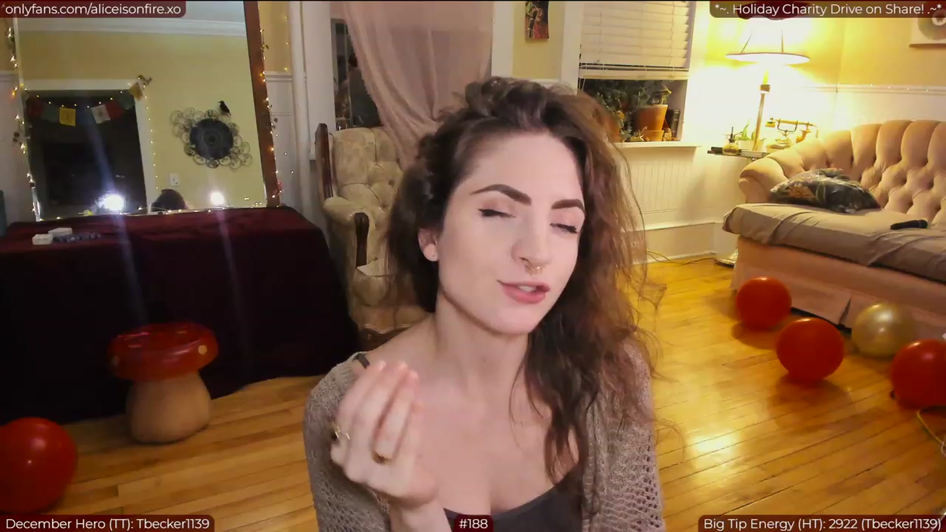 Gallery image thumbnail from aliceisonfire's myfreecams stream on, 12/09/2022, 08:24 image 20 of 20