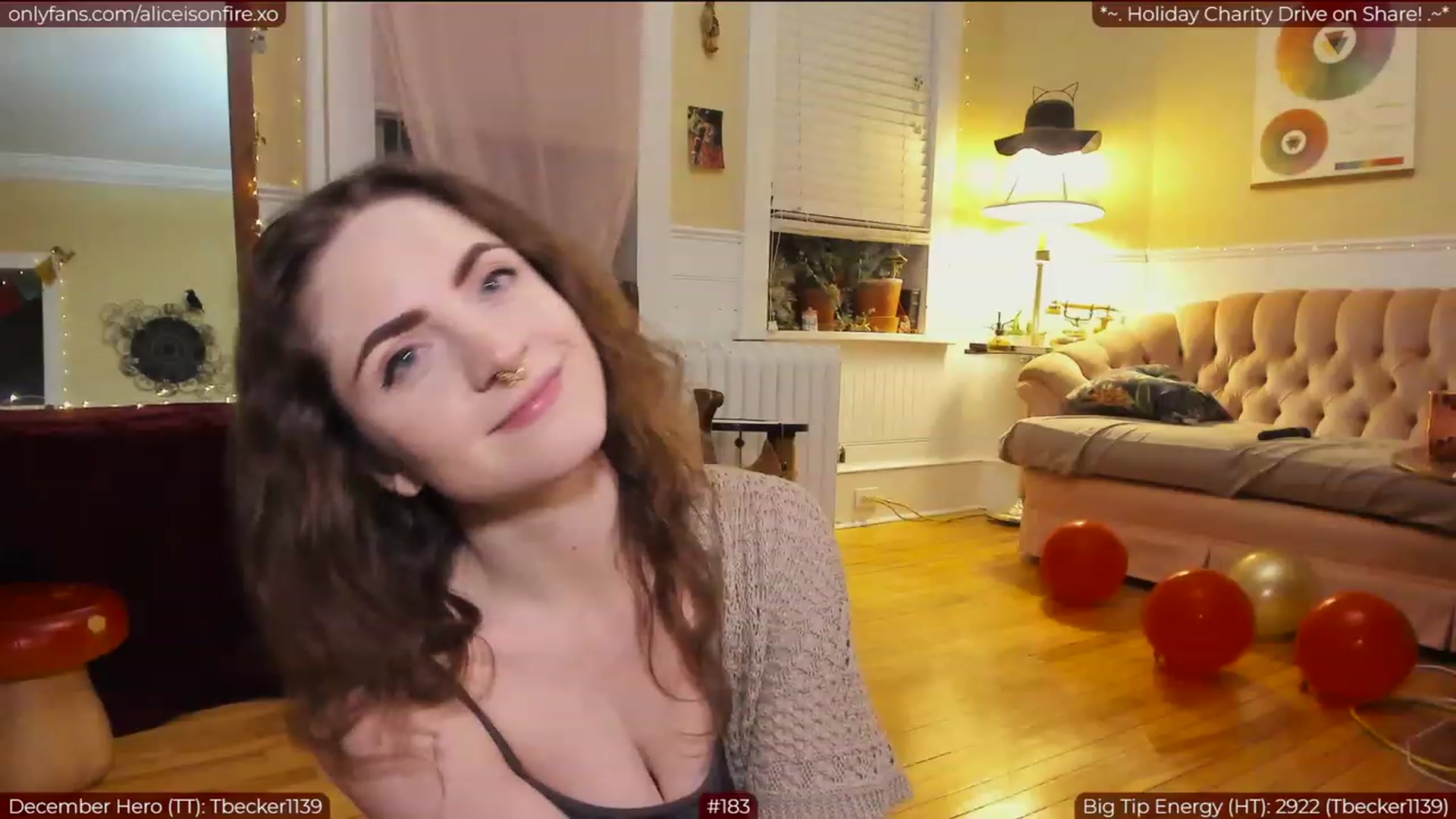 Gallery image thumbnail from aliceisonfire's myfreecams stream on, 12/09/2022, 09:45 image 12 of 20