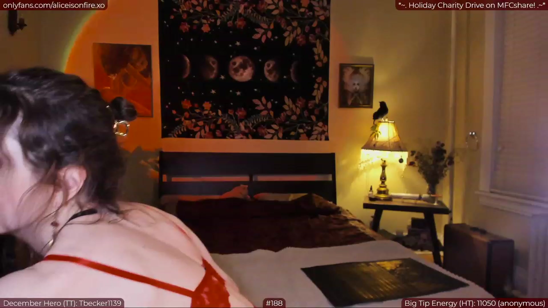 Gallery image thumbnail from aliceisonfire's myfreecams stream on, 12/24/2022, 08:08 image 13 of 20