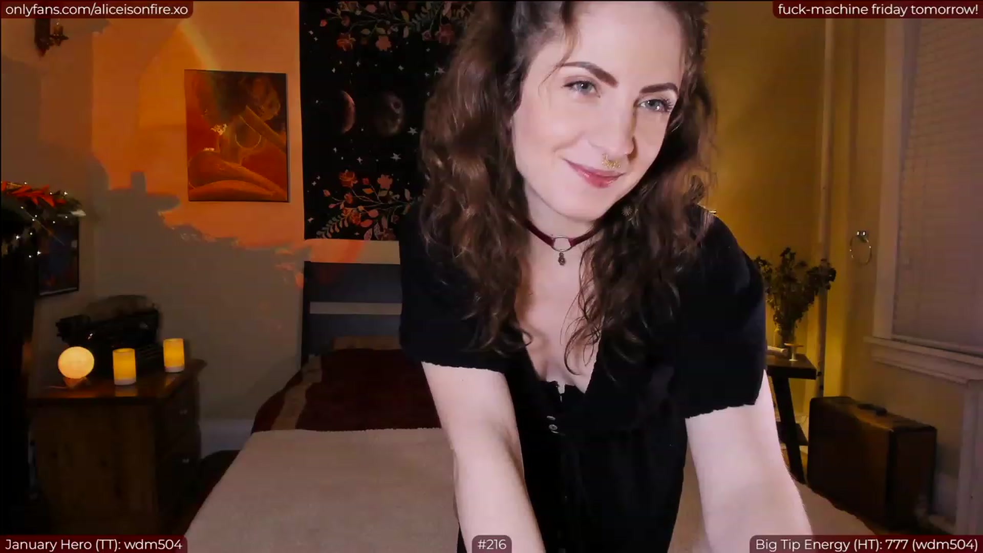 Gallery image thumbnail from aliceisonfire's myfreecams stream on, 01/06/2023, 05:04 image 2 of 20
