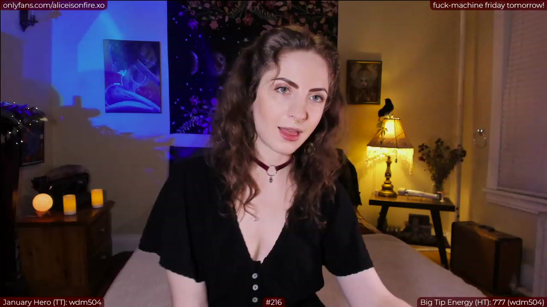 Gallery image thumbnail from aliceisonfire's myfreecams stream on, 01/06/2023, 05:04 image 6 of 20