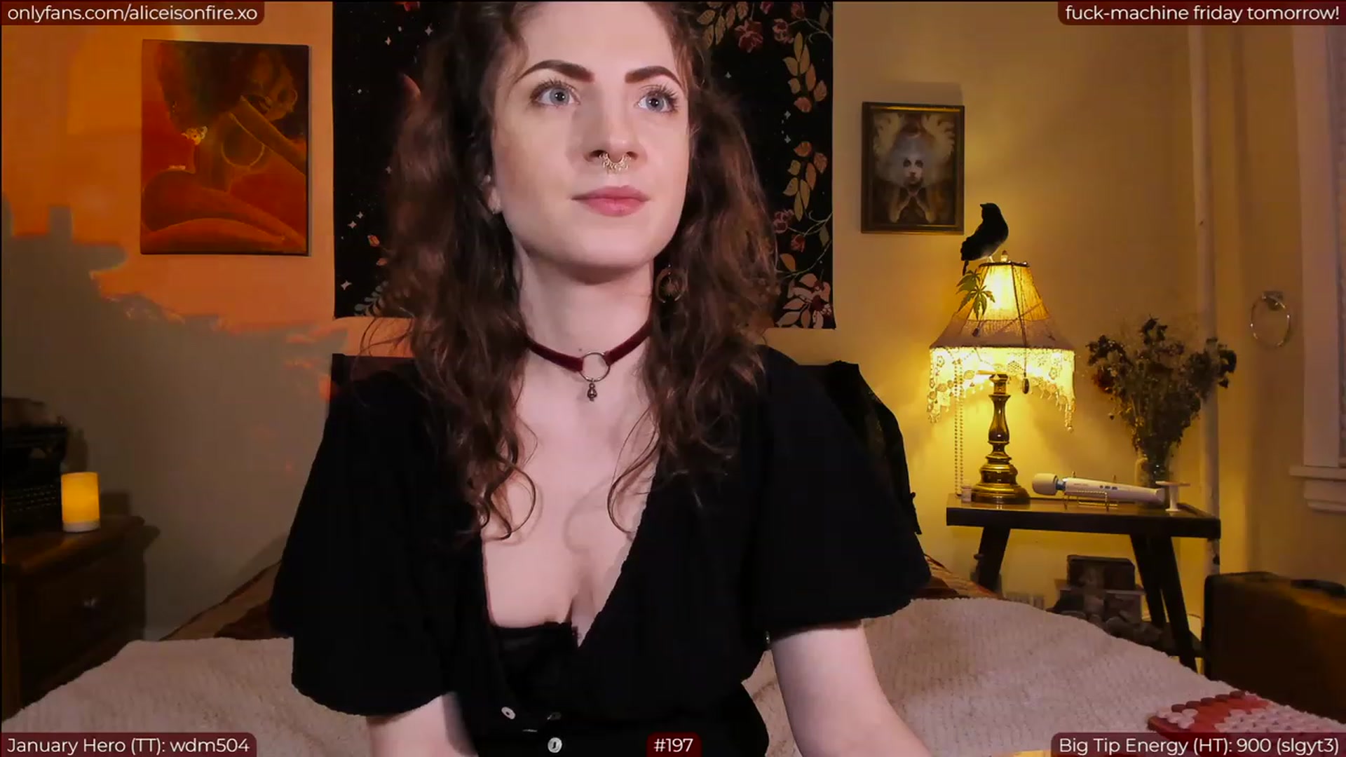 Gallery image thumbnail from aliceisonfire's myfreecams stream on, 01/06/2023, 07:54 image 5 of 20