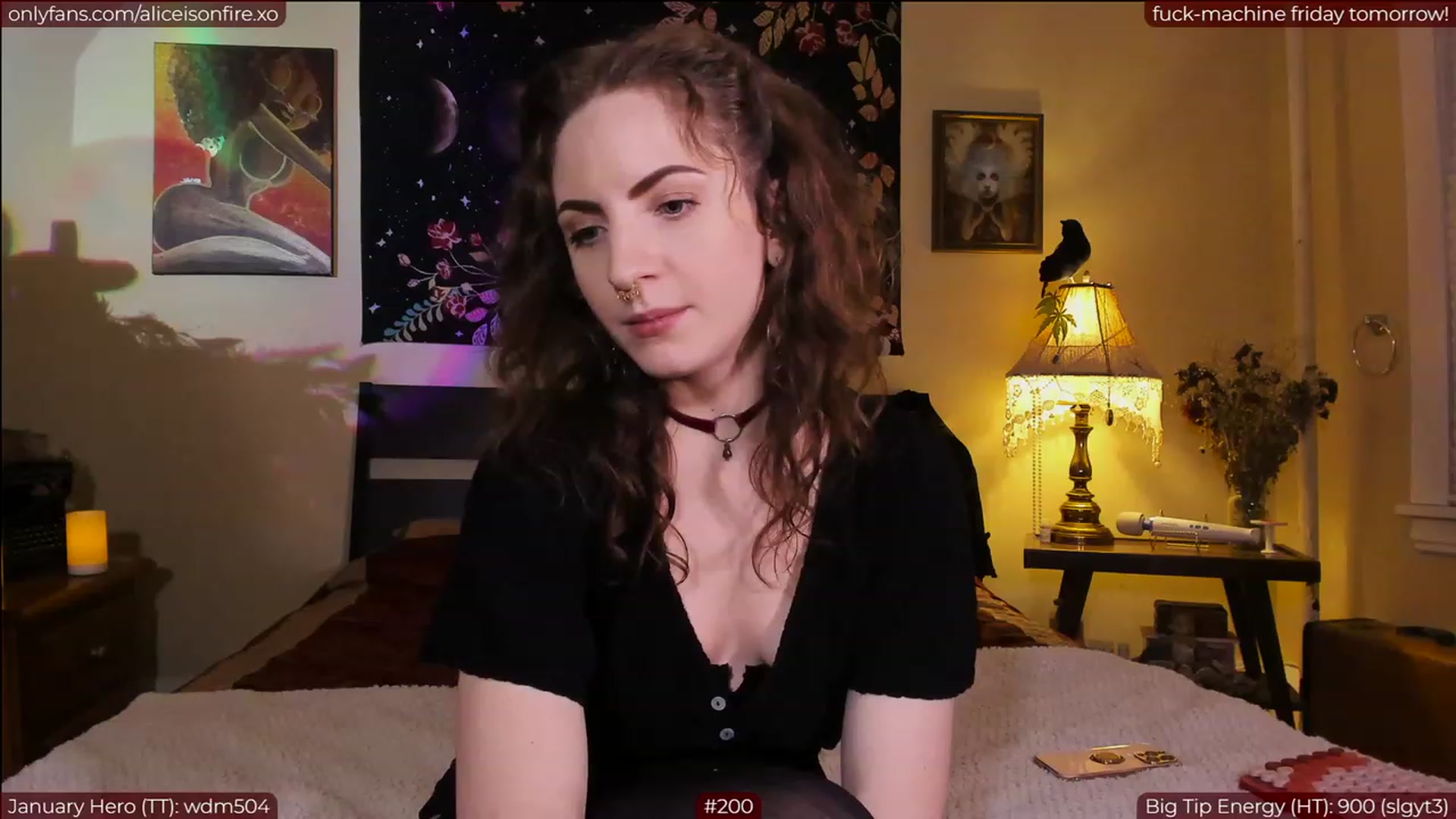 Gallery image thumbnail from aliceisonfire's myfreecams stream on, 01/06/2023, 07:54 image 3 of 20