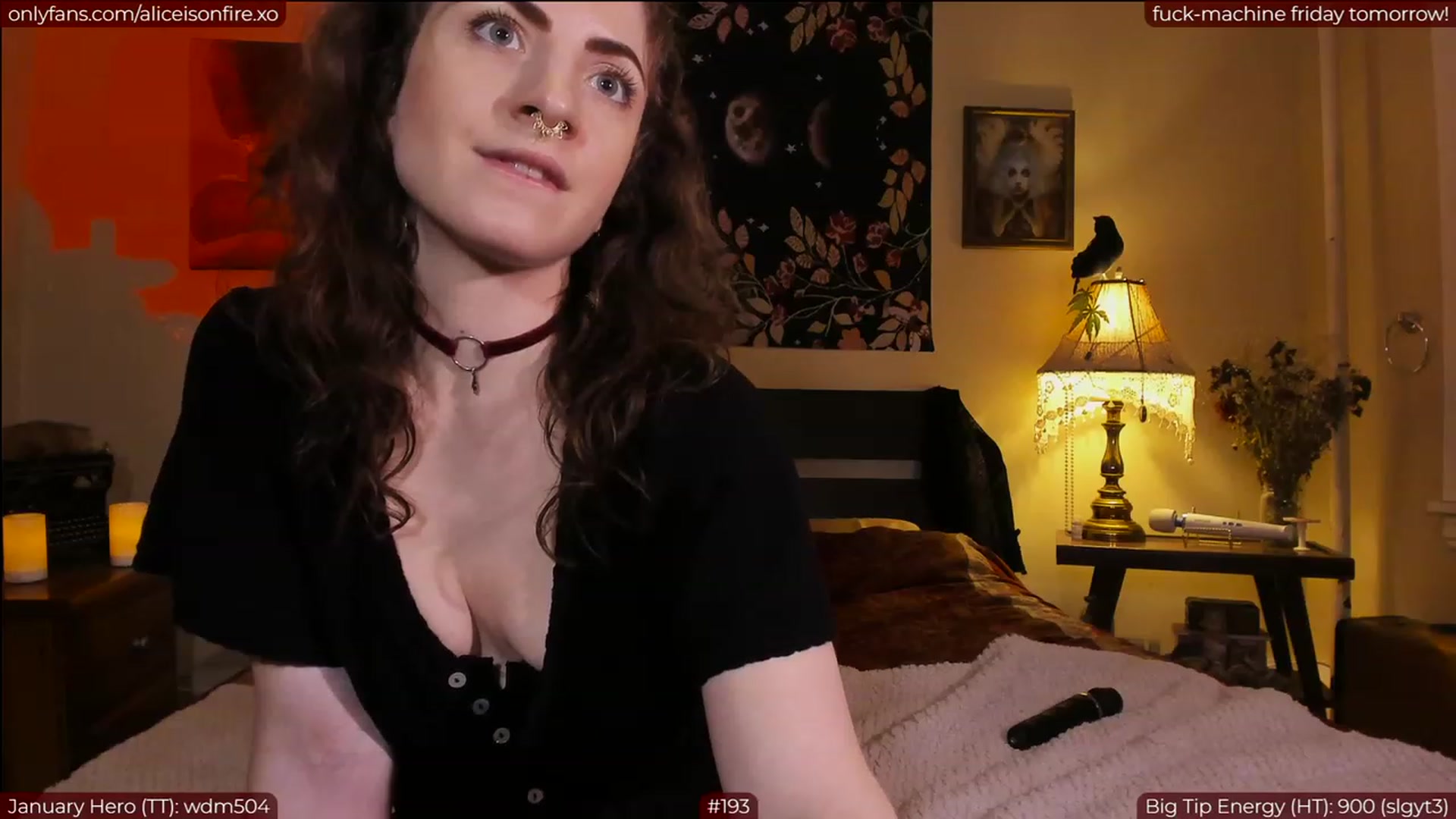Gallery image thumbnail from aliceisonfire's myfreecams stream on, 01/06/2023, 07:54 image 13 of 20