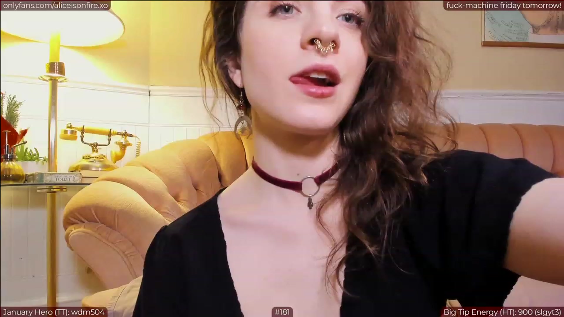 Gallery image thumbnail from aliceisonfire's myfreecams stream on, 01/06/2023, 08:48 image 14 of 20