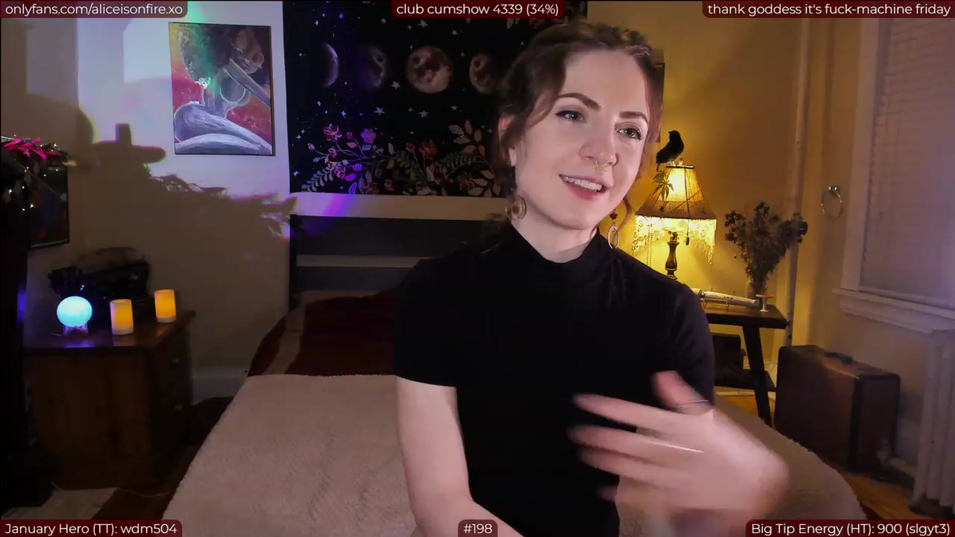 Gallery image thumbnail from aliceisonfire's myfreecams stream on, 01/07/2023, 05:33 image 17 of 20