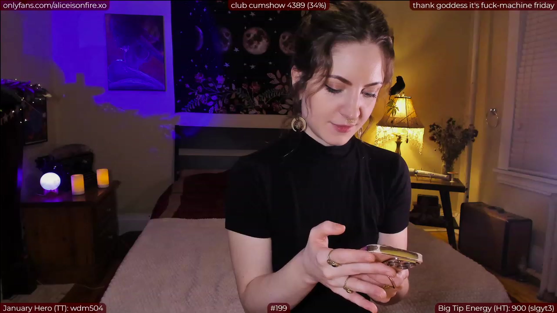 Gallery image thumbnail from aliceisonfire's myfreecams stream on, 01/07/2023, 05:33 image 16 of 20