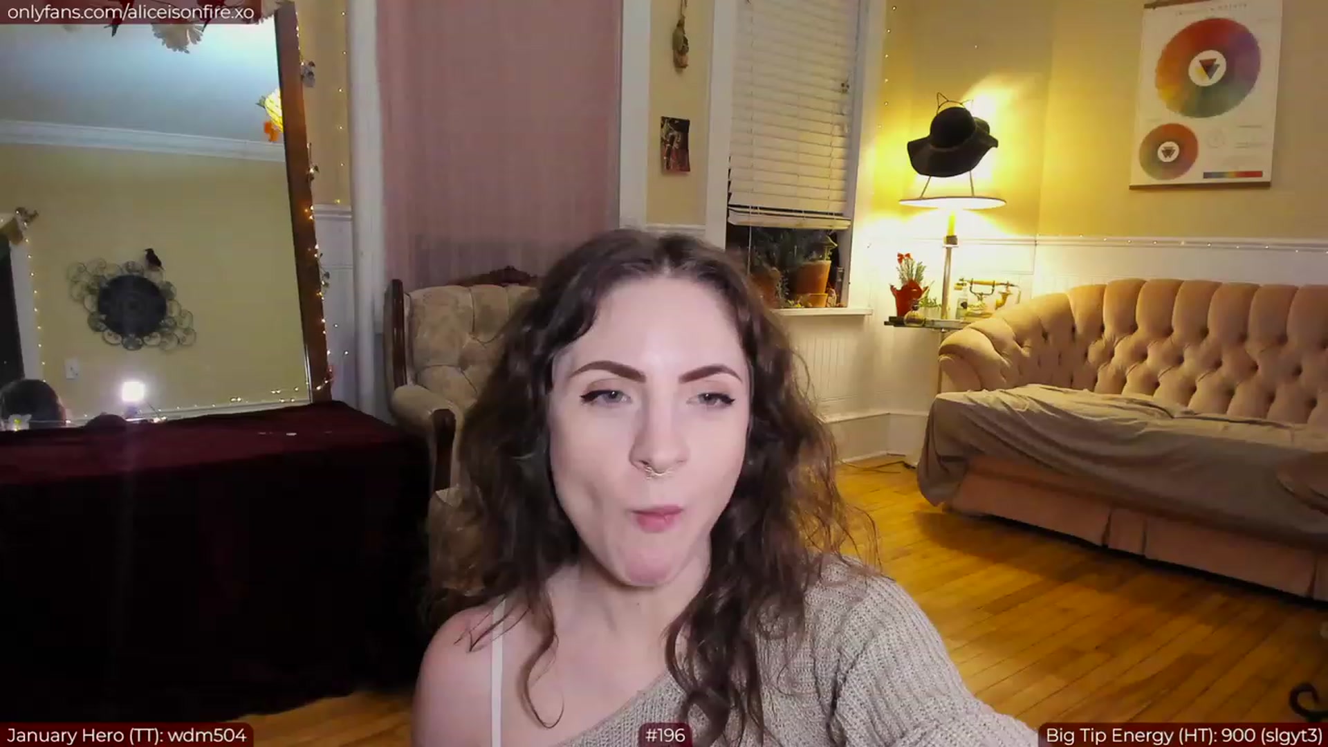 Gallery image thumbnail from aliceisonfire's myfreecams stream on, 01/13/2023, 09:33 image 2 of 20