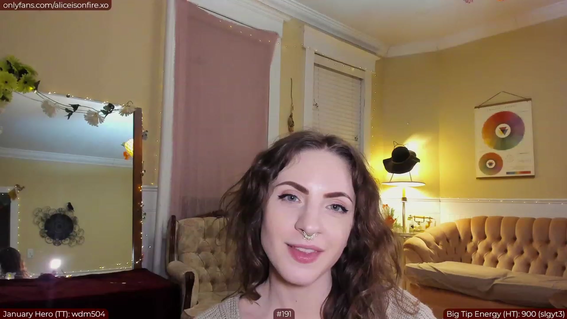 Gallery image thumbnail from aliceisonfire's myfreecams stream on, 01/13/2023, 09:33 image 6 of 20