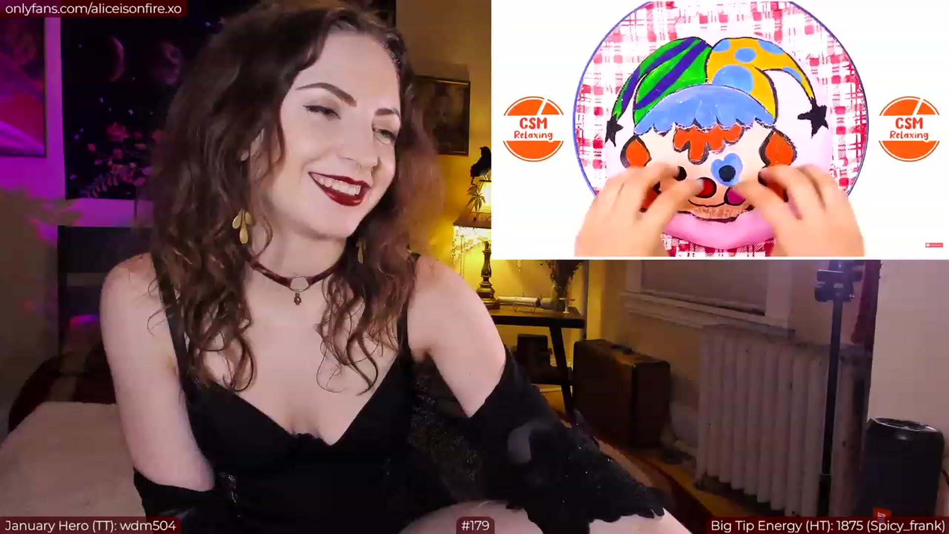 Gallery image thumbnail from aliceisonfire's myfreecams stream on, 01/16/2023, 09:52 image 5 of 20