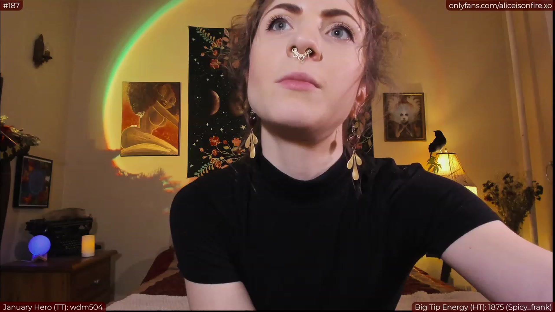 Gallery image thumbnail from aliceisonfire's myfreecams stream on, 01/20/2023, 08:16 image 8 of 20