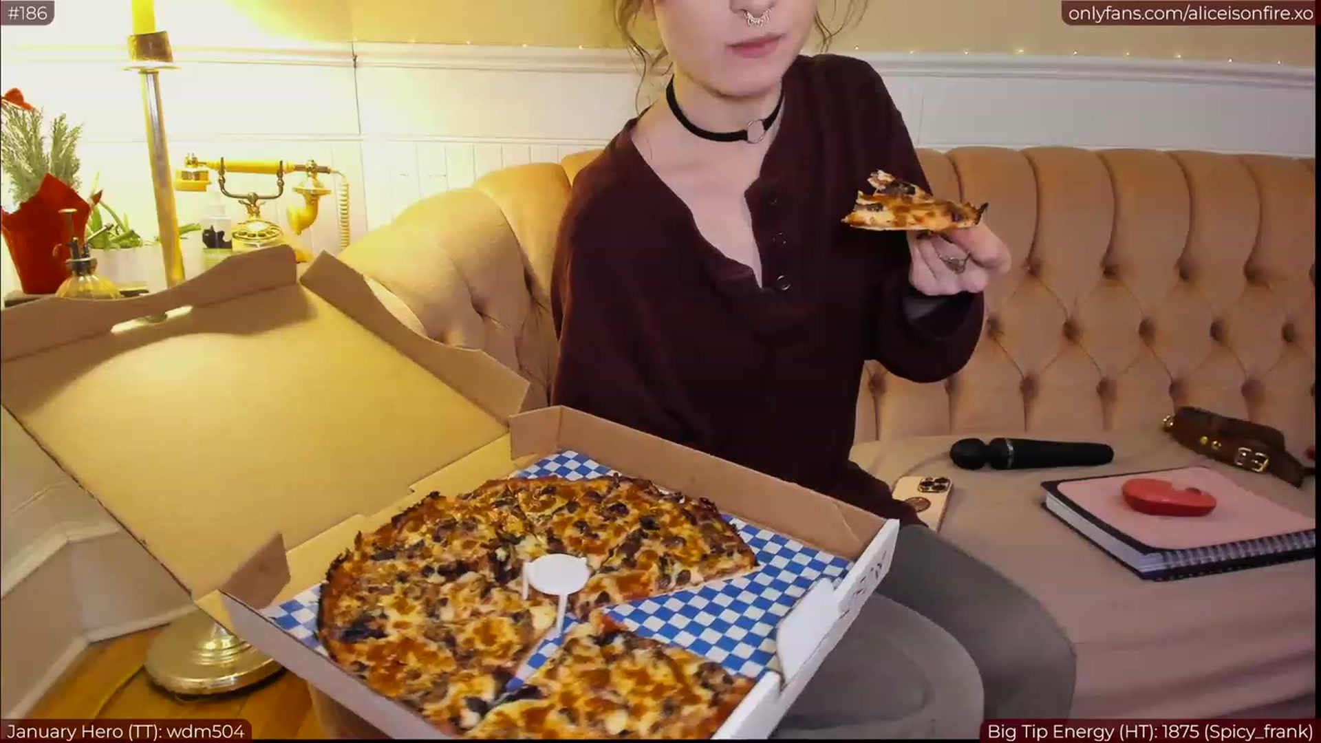 Gallery image thumbnail from aliceisonfire's myfreecams stream on, 01/21/2023, 07:53 image 7 of 20