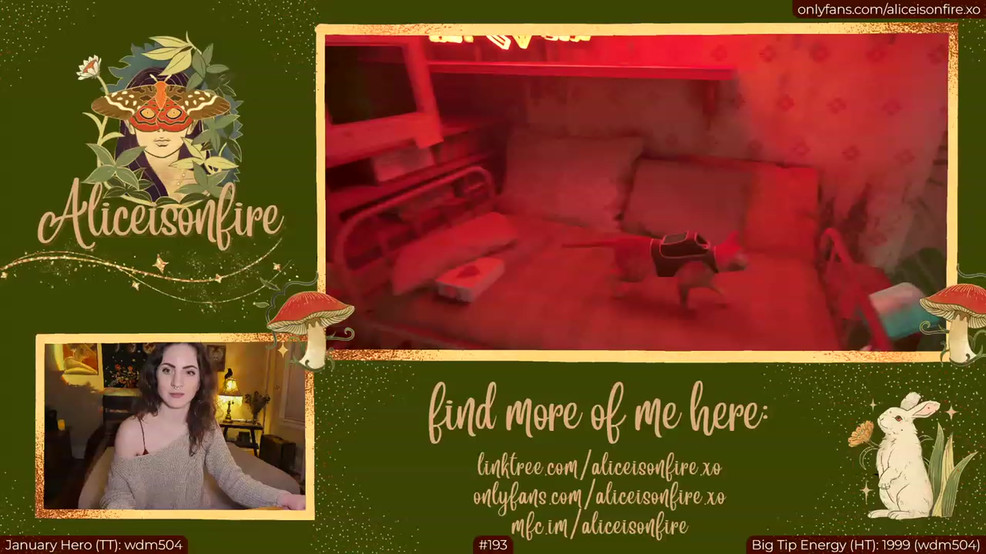 Gallery image thumbnail from aliceisonfire's myfreecams stream on, 01/26/2023, 06:11 image 13 of 20