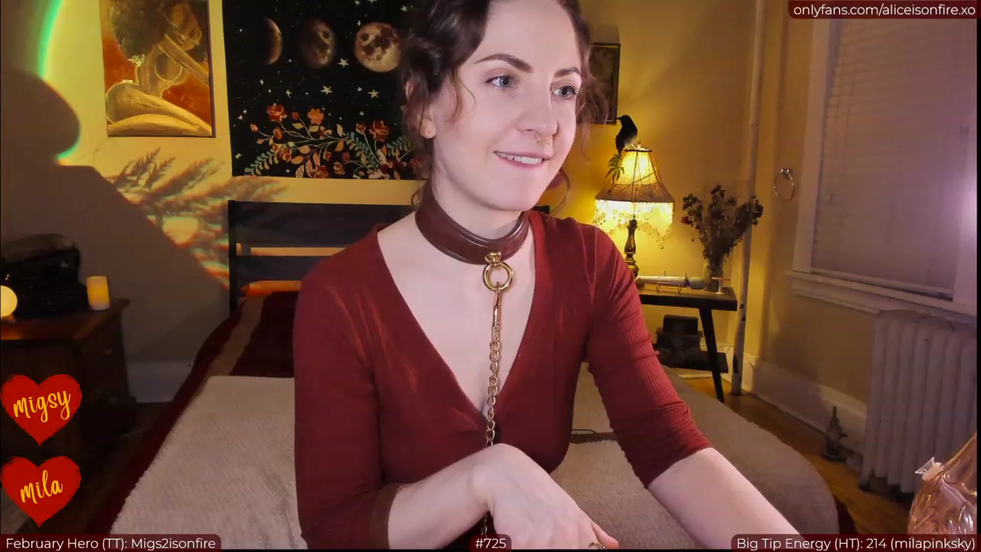 Gallery image thumbnail from aliceisonfire's myfreecams stream on, 02/02/2023, 06:46 image 16 of 20