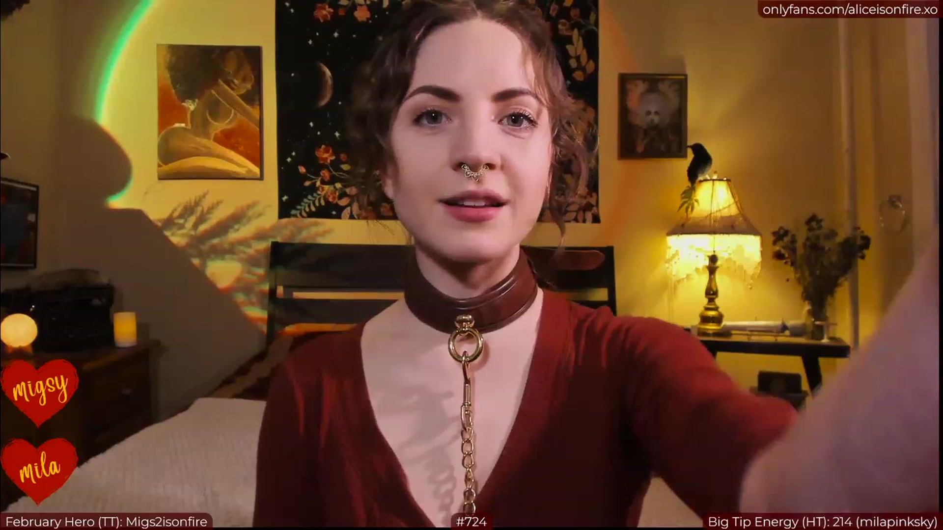 Gallery image thumbnail from aliceisonfire's myfreecams stream on, 02/02/2023, 06:46 image 15 of 20