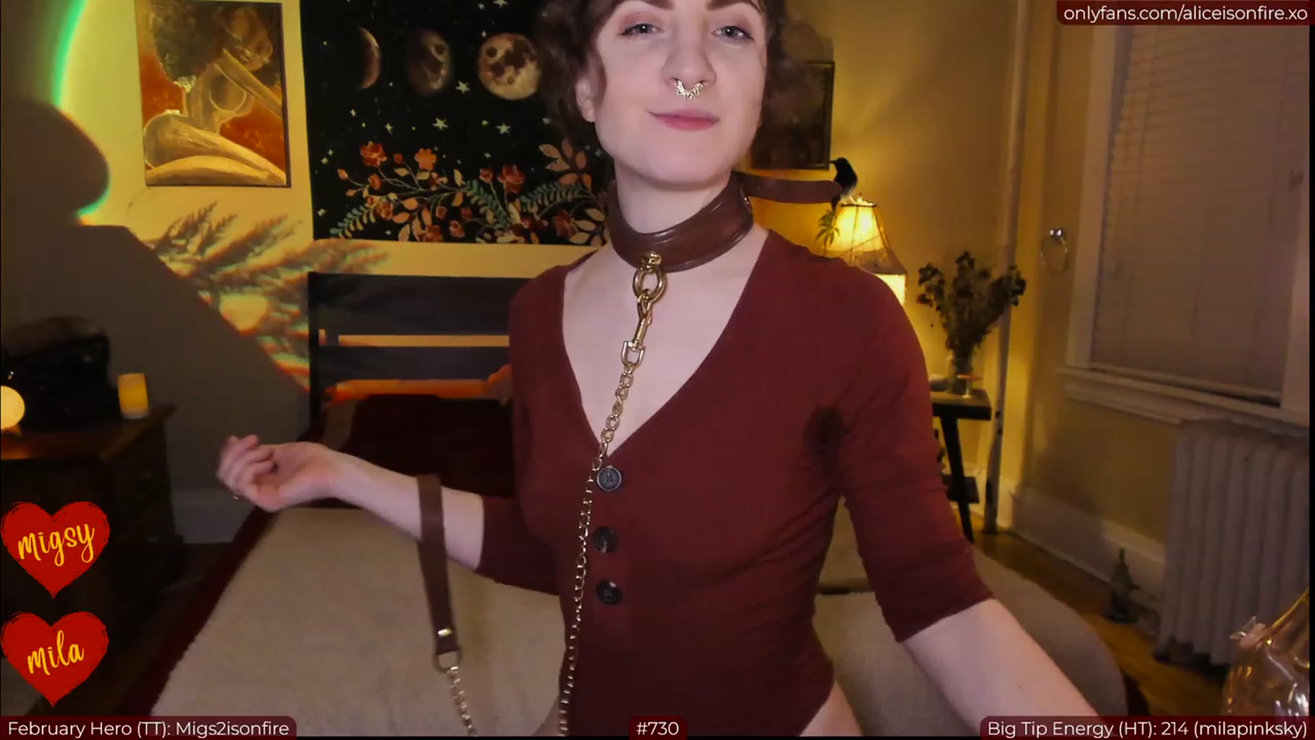 Gallery image thumbnail from aliceisonfire's myfreecams stream on, 02/02/2023, 06:46 image 17 of 20