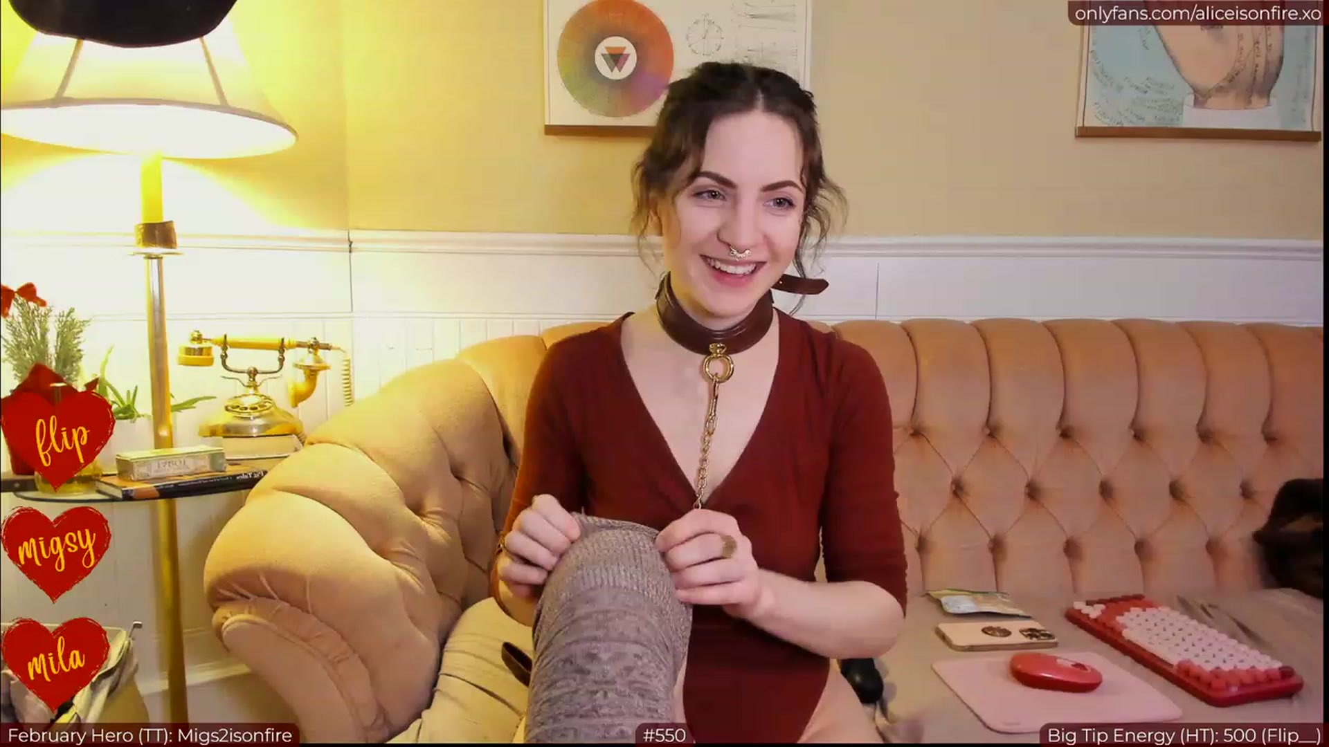 Gallery image thumbnail from aliceisonfire's myfreecams stream on, 02/02/2023, 07:39 image 3 of 20