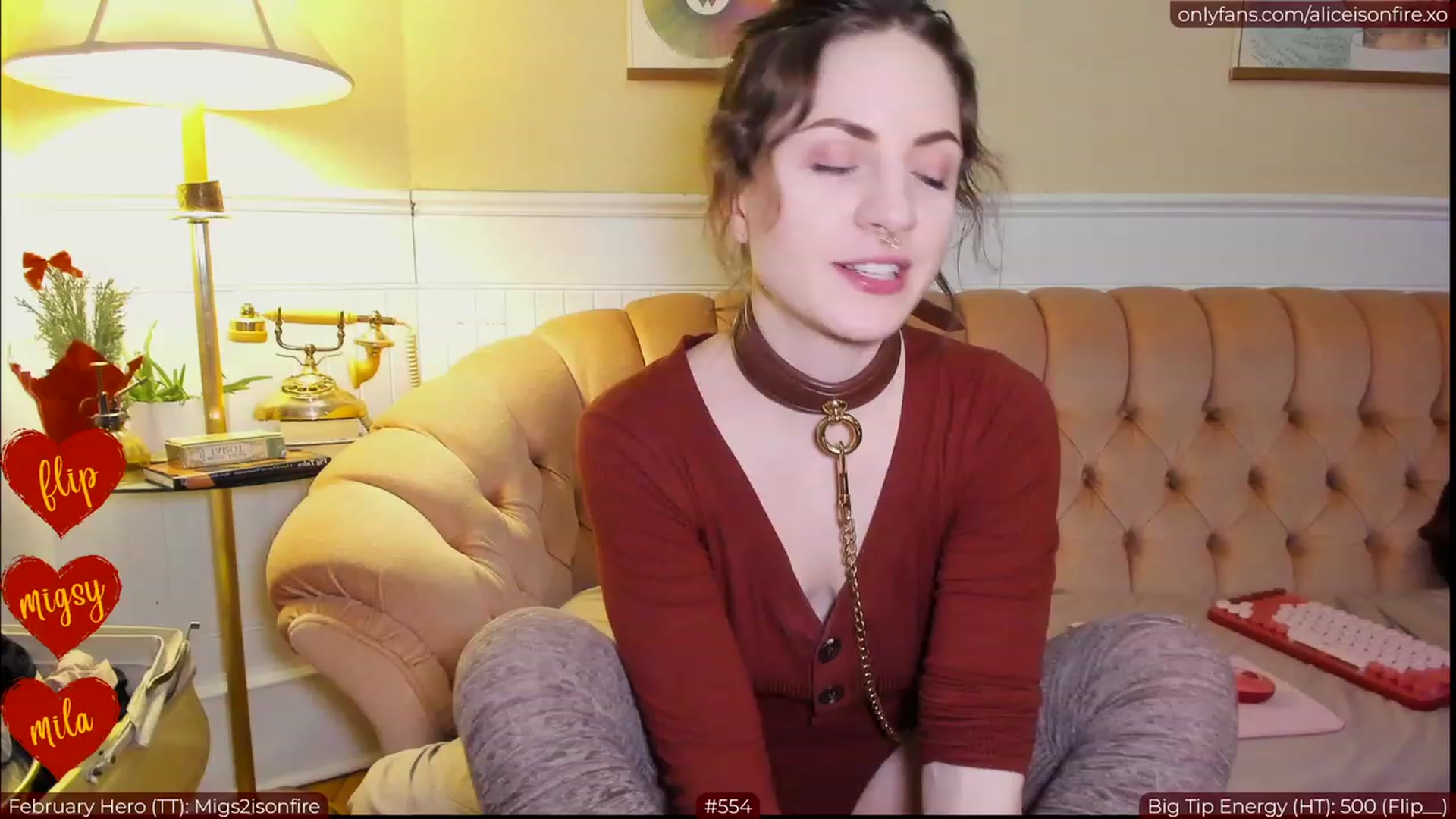 Gallery image thumbnail from aliceisonfire's myfreecams stream on, 02/02/2023, 07:39 image 9 of 20