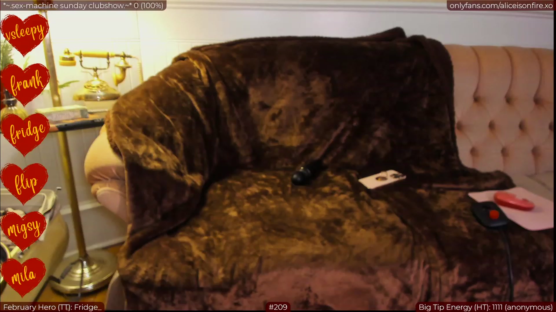Gallery image thumbnail from aliceisonfire's myfreecams stream on, 02/06/2023, 06:21 image 20 of 20