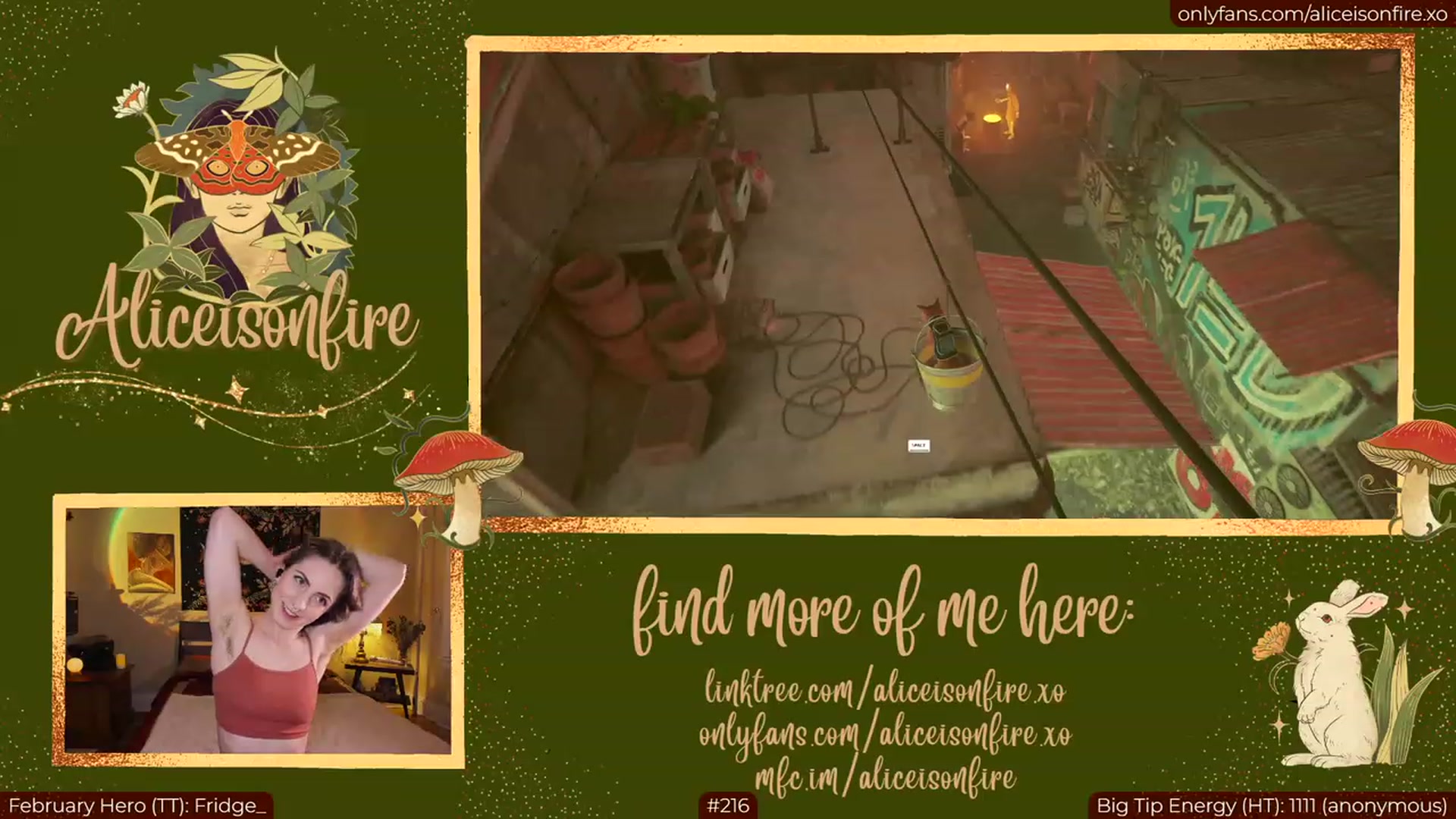 Gallery image thumbnail from aliceisonfire's myfreecams stream on, 02/07/2023, 06:13 image 8 of 20
