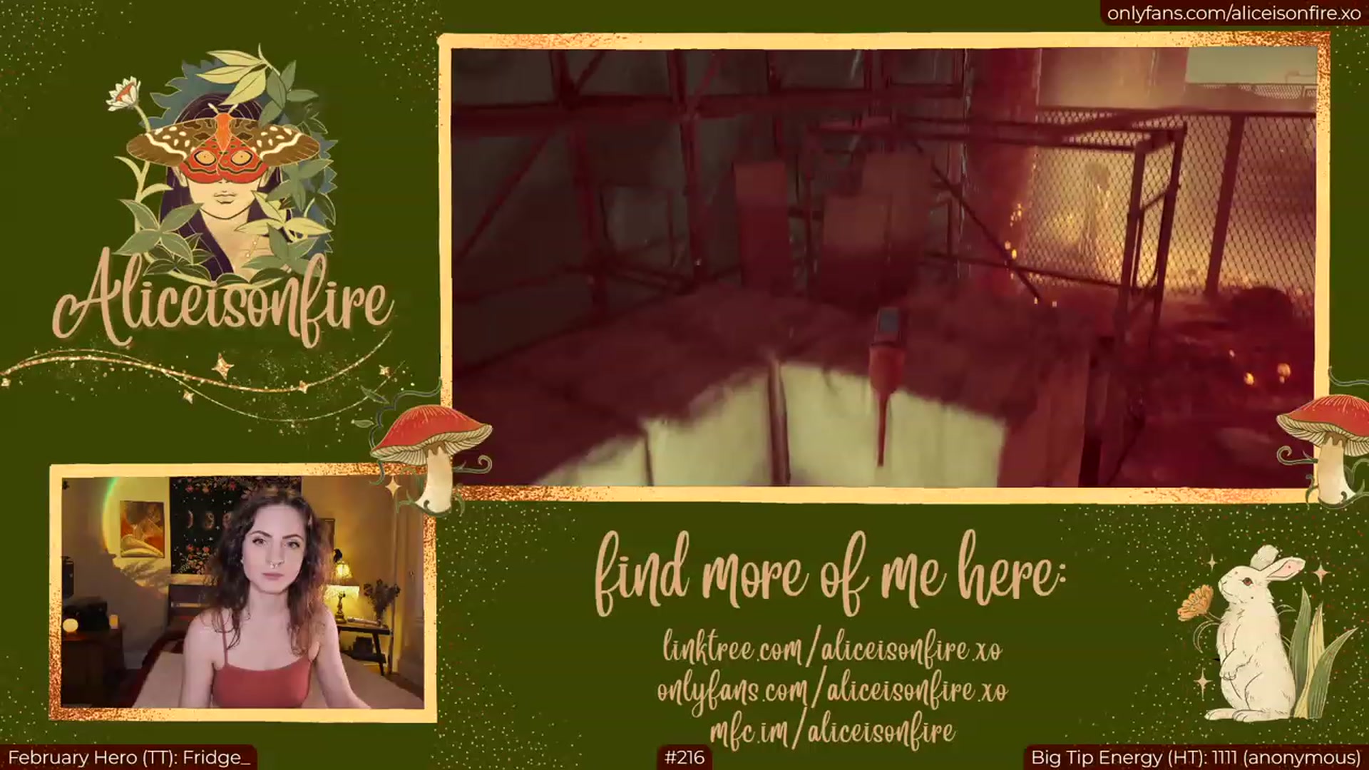 Gallery image thumbnail from aliceisonfire's myfreecams stream on, 02/07/2023, 06:13 image 16 of 20
