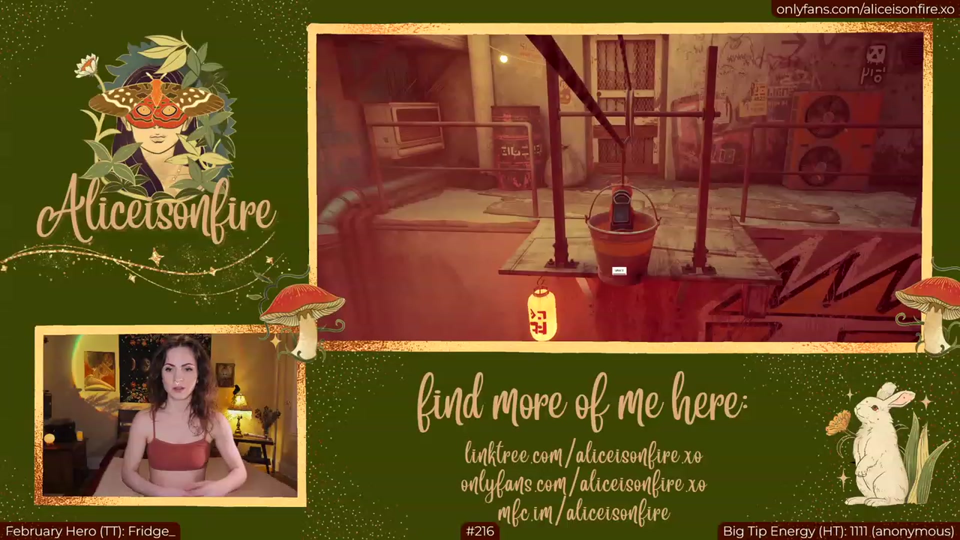 Gallery image thumbnail from aliceisonfire's myfreecams stream on, 02/07/2023, 06:13 image 12 of 20