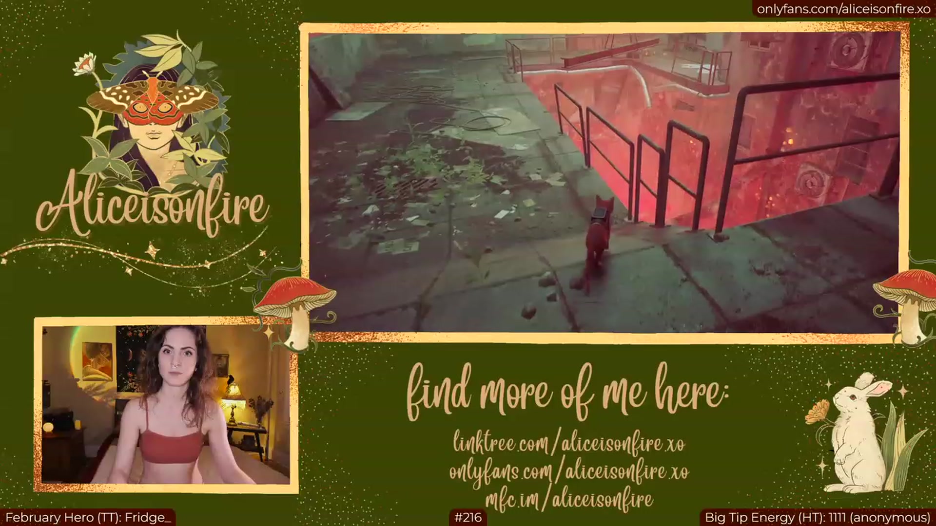 Gallery image thumbnail from aliceisonfire's myfreecams stream on, 02/07/2023, 06:13 image 13 of 20