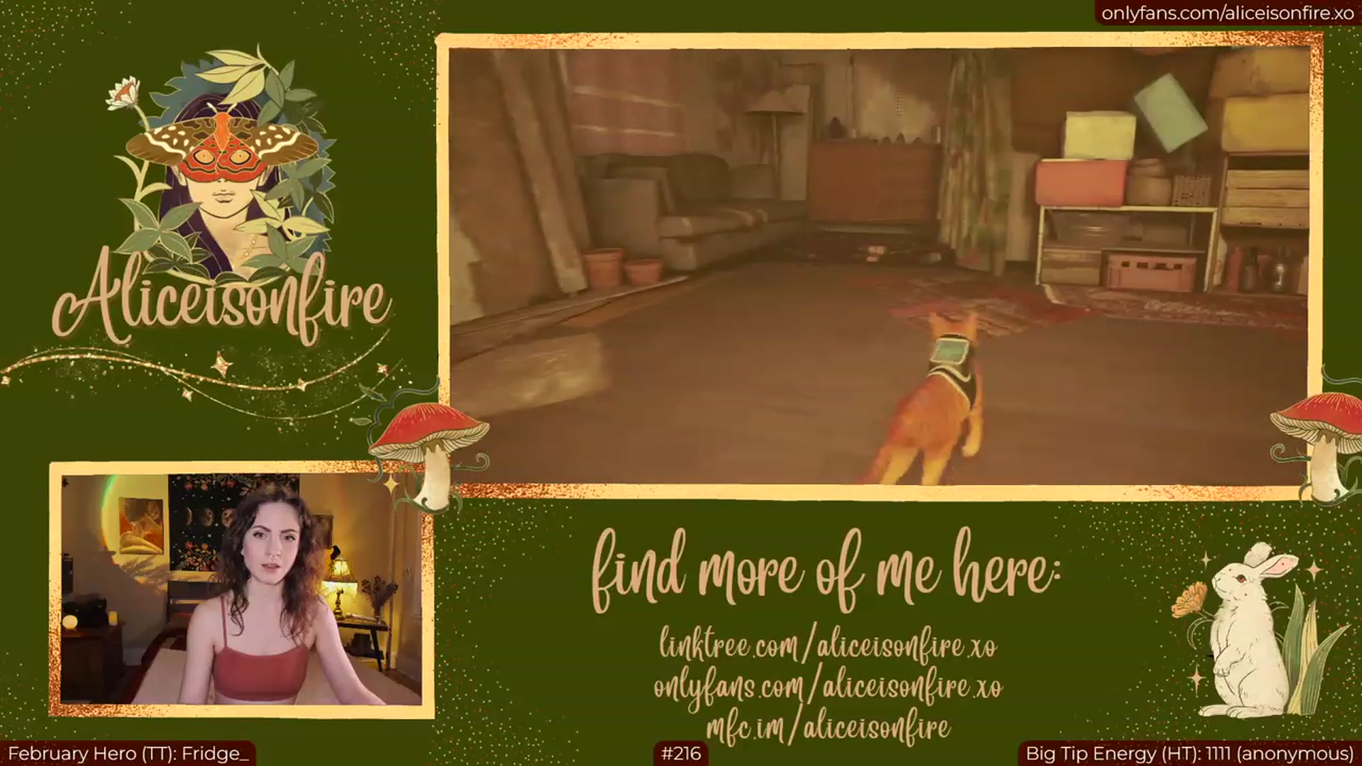 Gallery image thumbnail from aliceisonfire's myfreecams stream on, 02/07/2023, 06:13 image 6 of 20