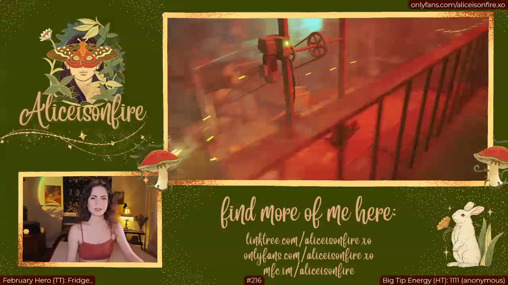 Gallery image thumbnail from aliceisonfire's myfreecams stream on, 02/07/2023, 06:13 image 7 of 20