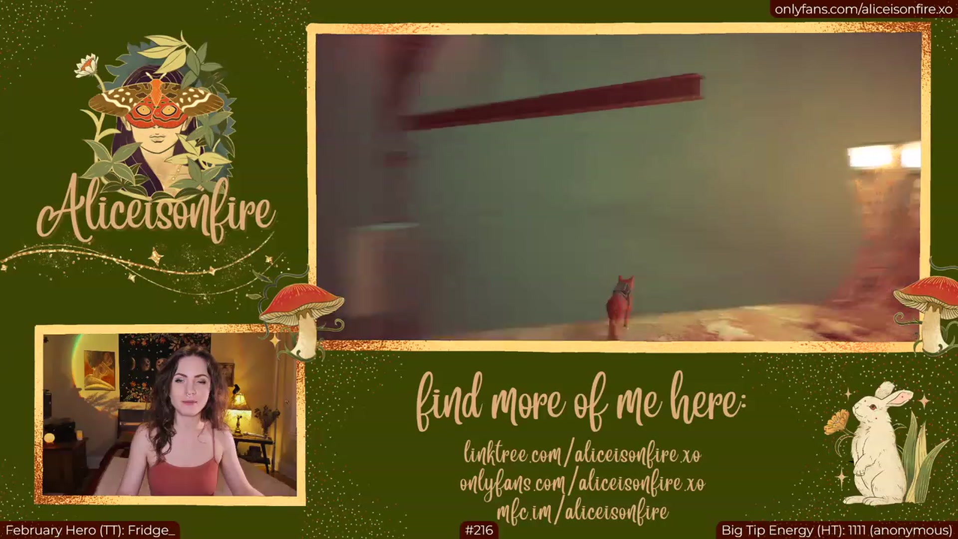 Gallery image thumbnail from aliceisonfire's myfreecams stream on, 02/07/2023, 06:13 image 19 of 20