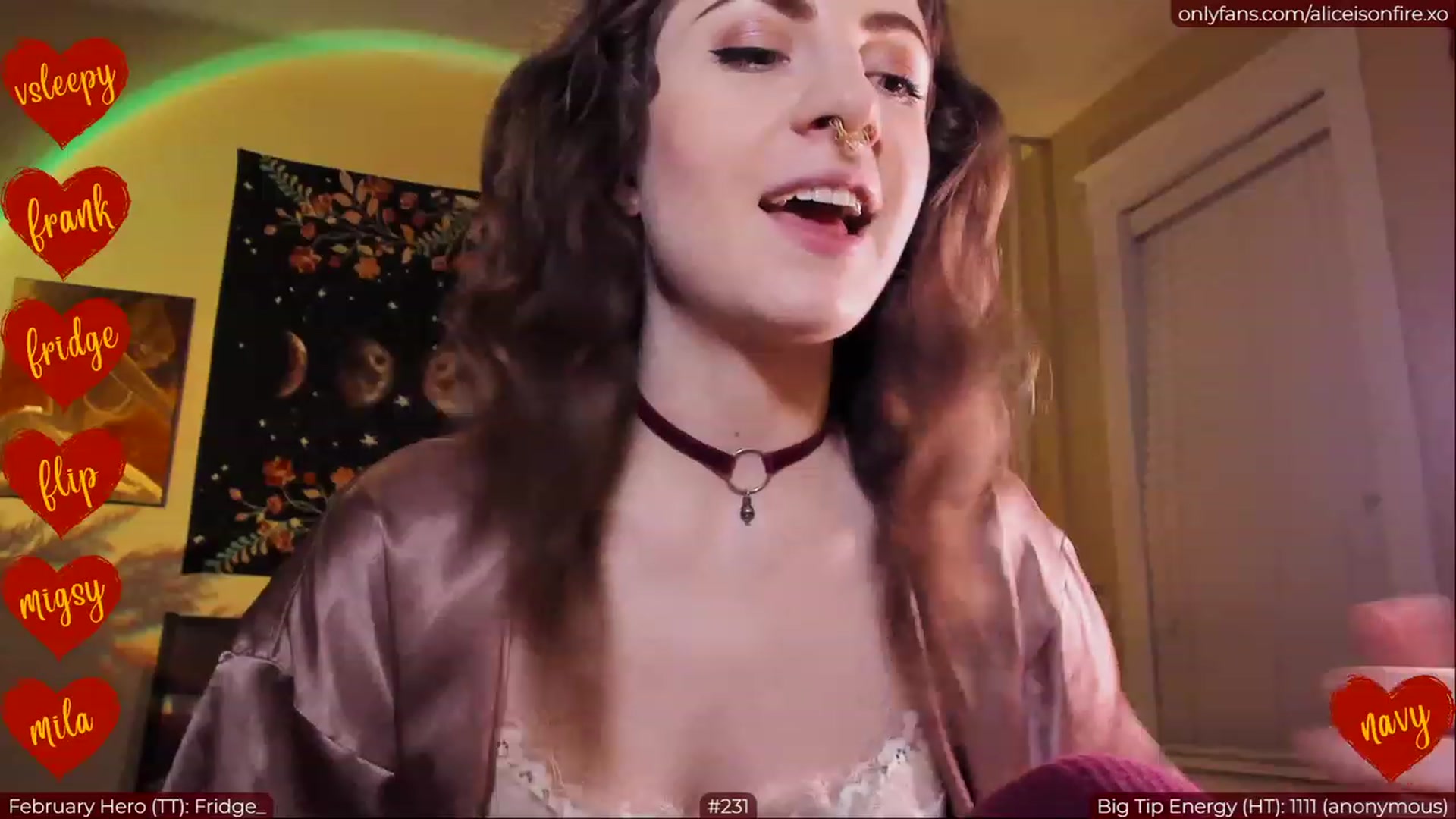 Gallery image thumbnail from aliceisonfire's myfreecams stream on, 02/09/2023, 05:01 image 13 of 20
